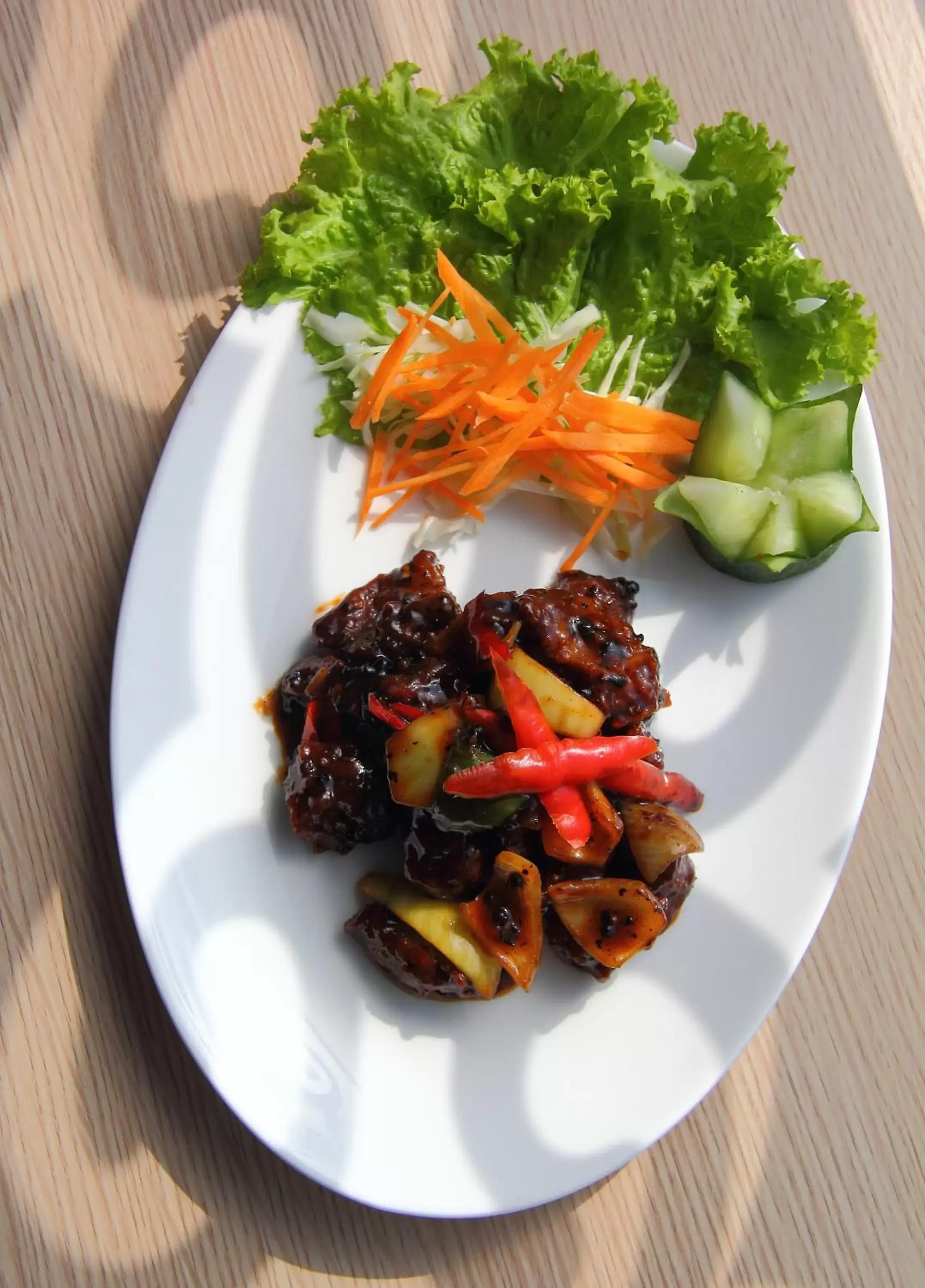 Food close-up in Tjokro Hotel Klaten