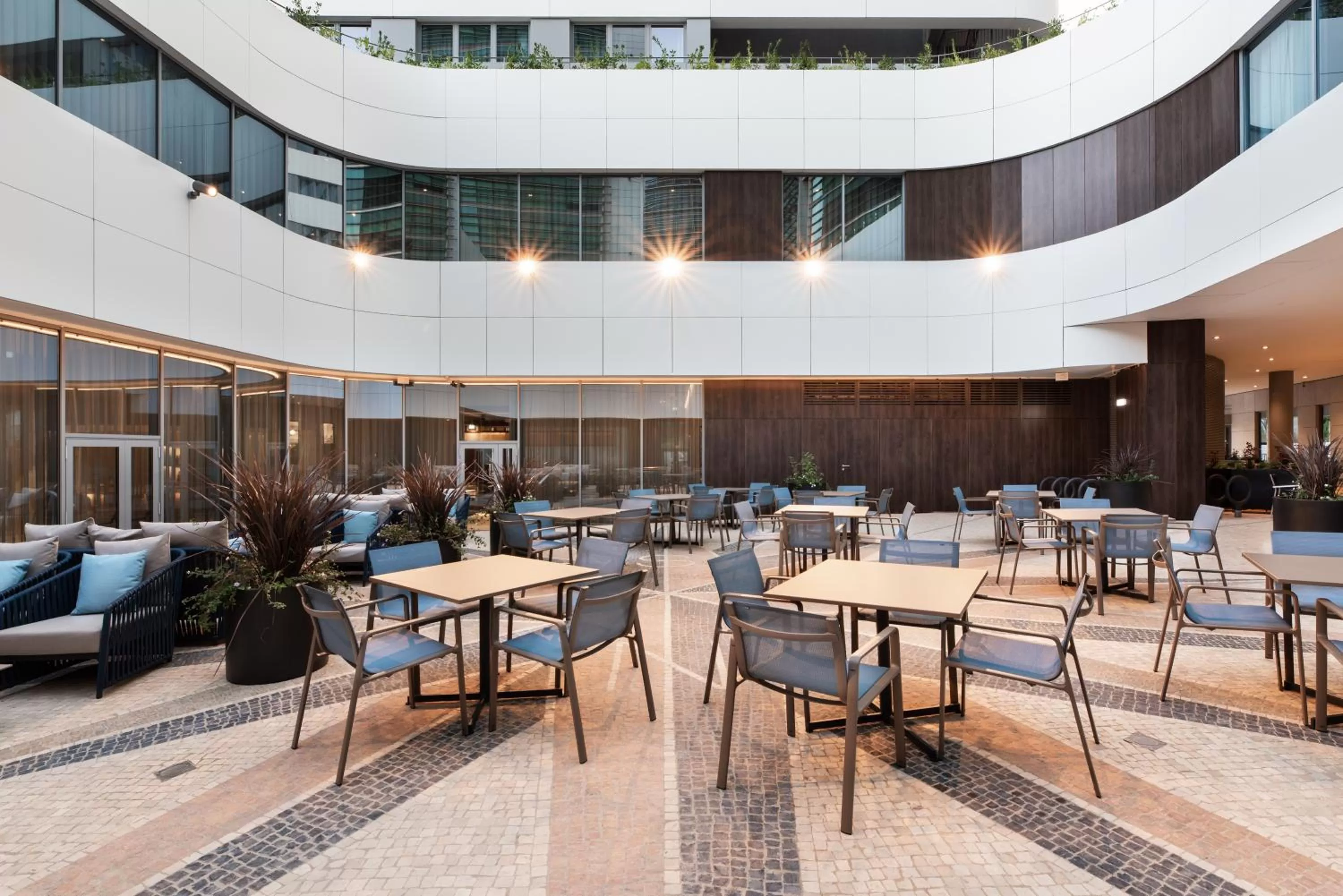 Patio in Eurostars Universal Lisboa