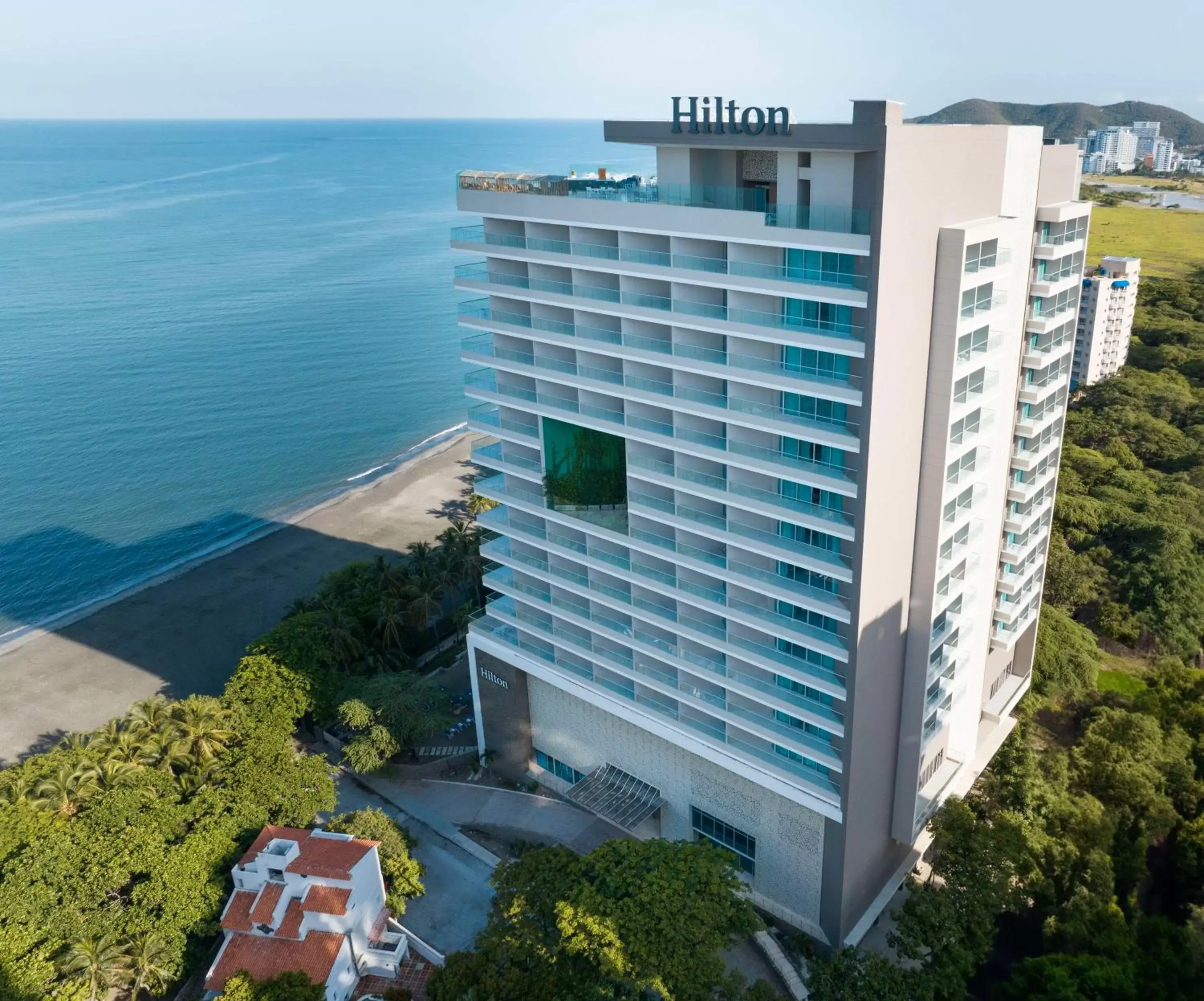 Property building, Bird's-eye View in Hilton Santa Marta