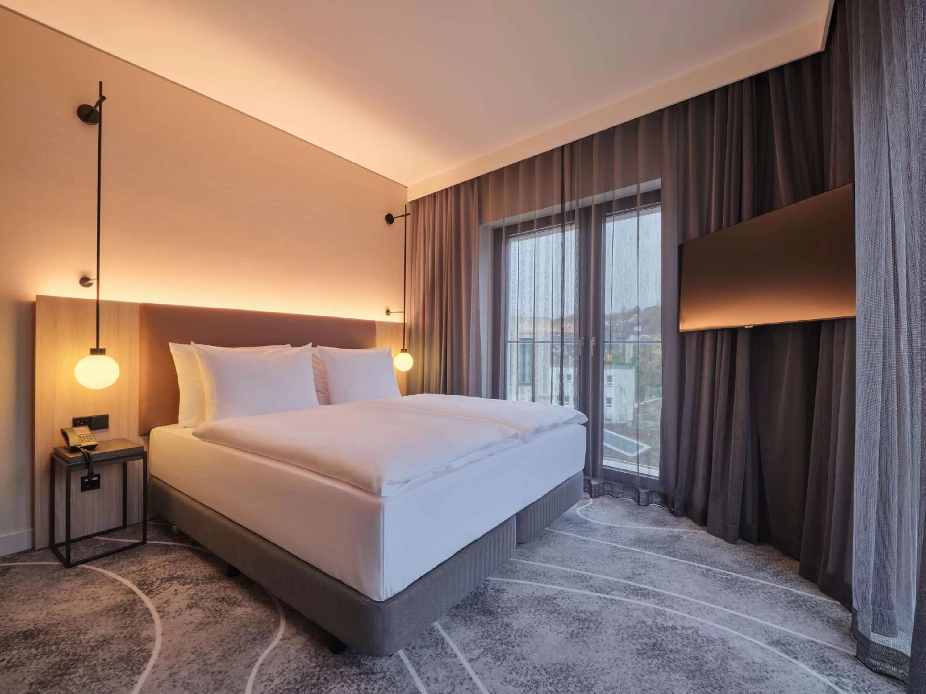 Bedroom, Bed in Adina Apartment Hotel Wiesbaden