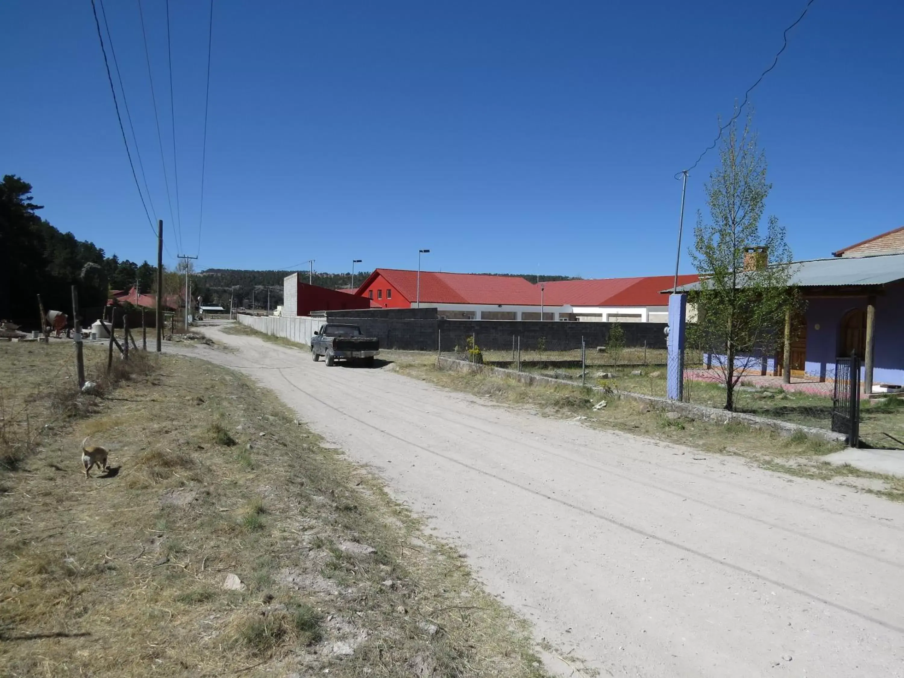 Street view, Winter in Hotel Ecológico Temazcal