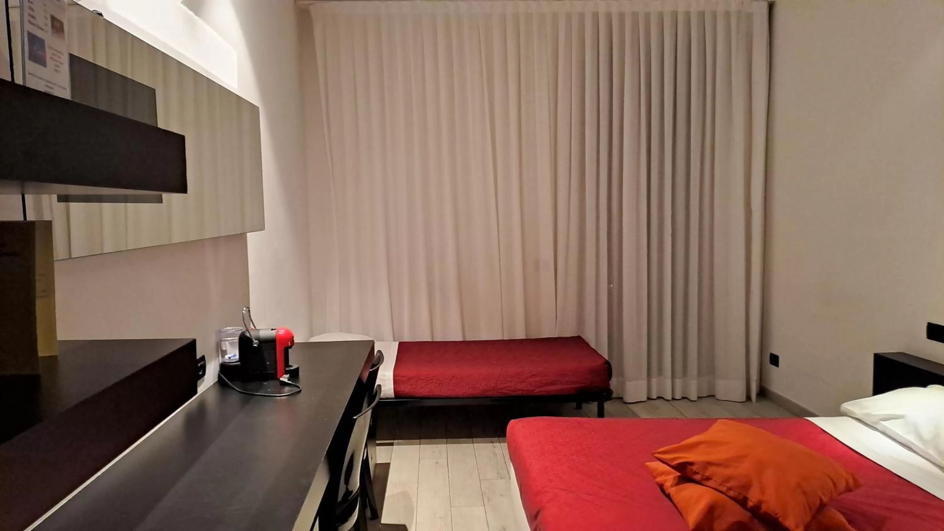 Bed in Blue Shades Hotel