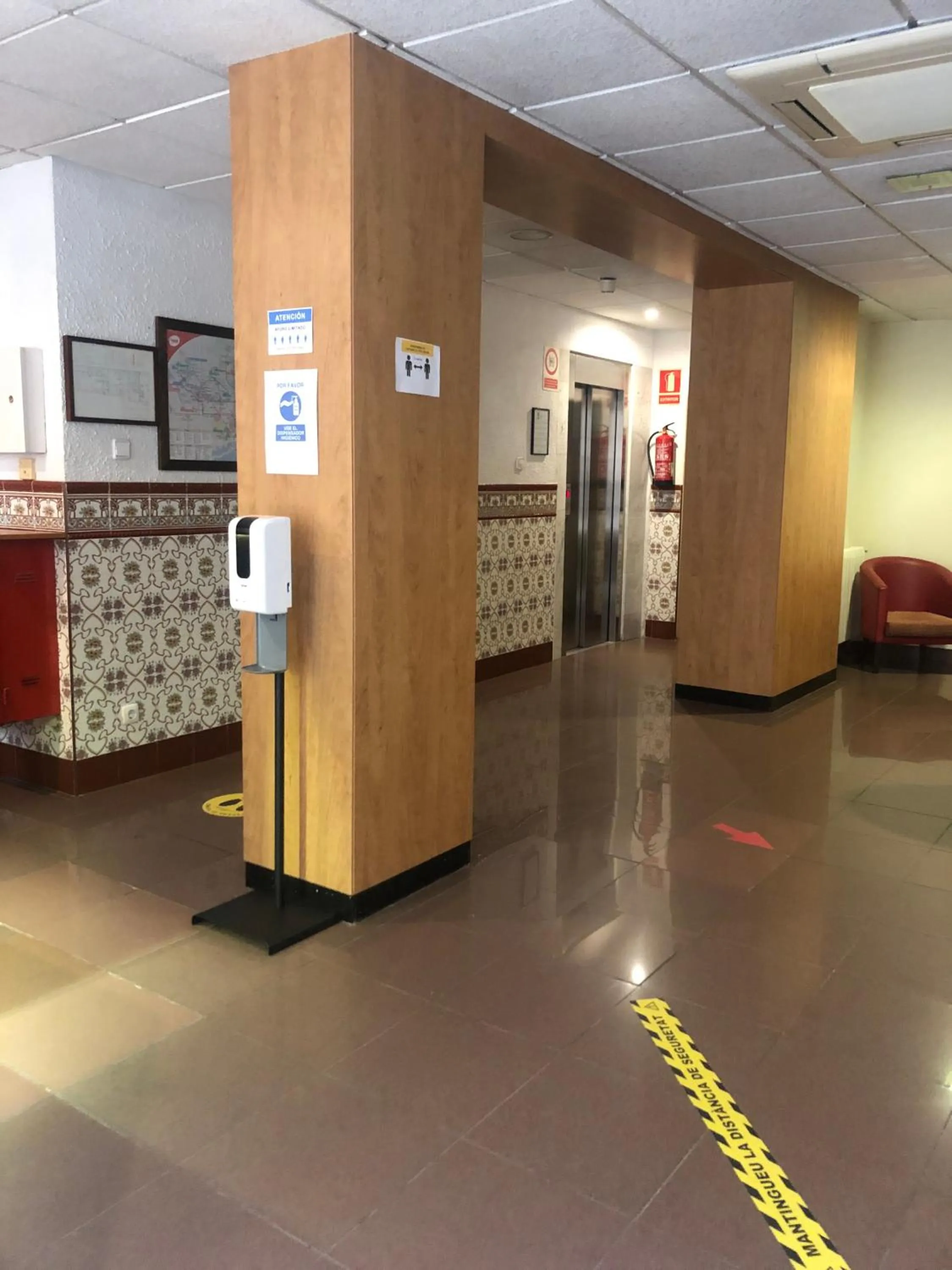 Lobby or reception in Hotel Cantón