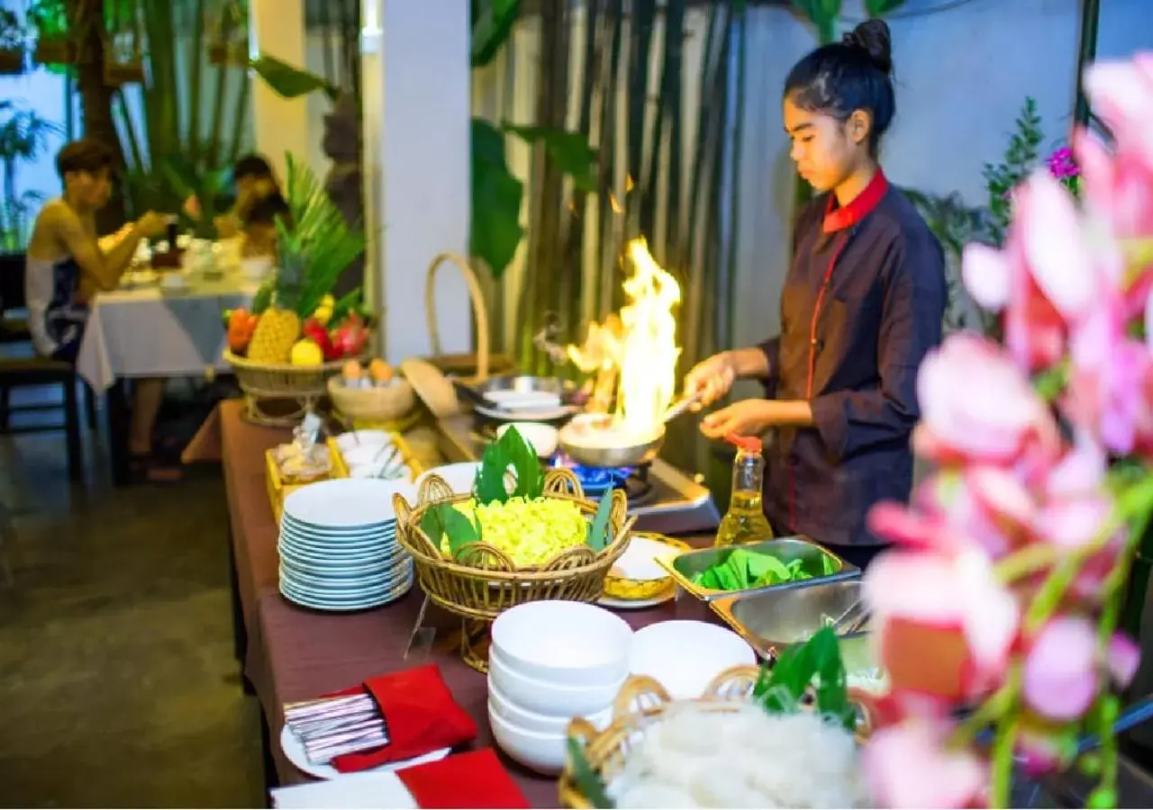 Buffet breakfast in Ladear Privilege Rooms