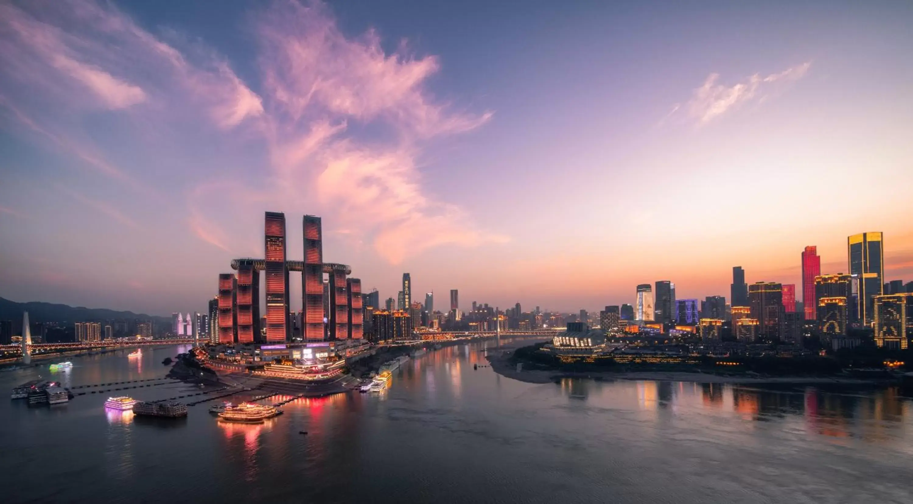 Property building in InterContinental Chongqing Raffles City, an IHG Hotel