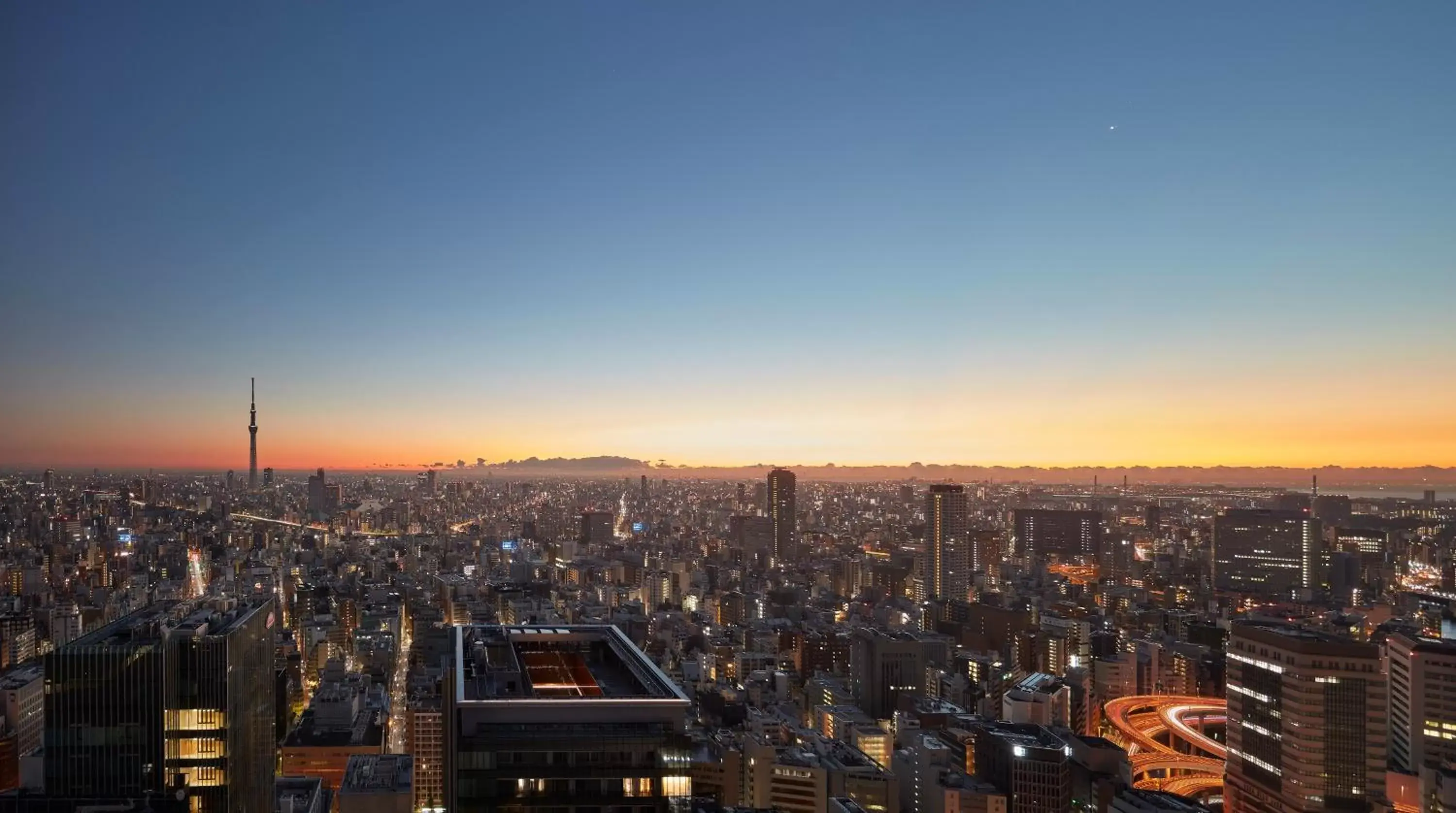 City view in Mandarin Oriental, Tokyo