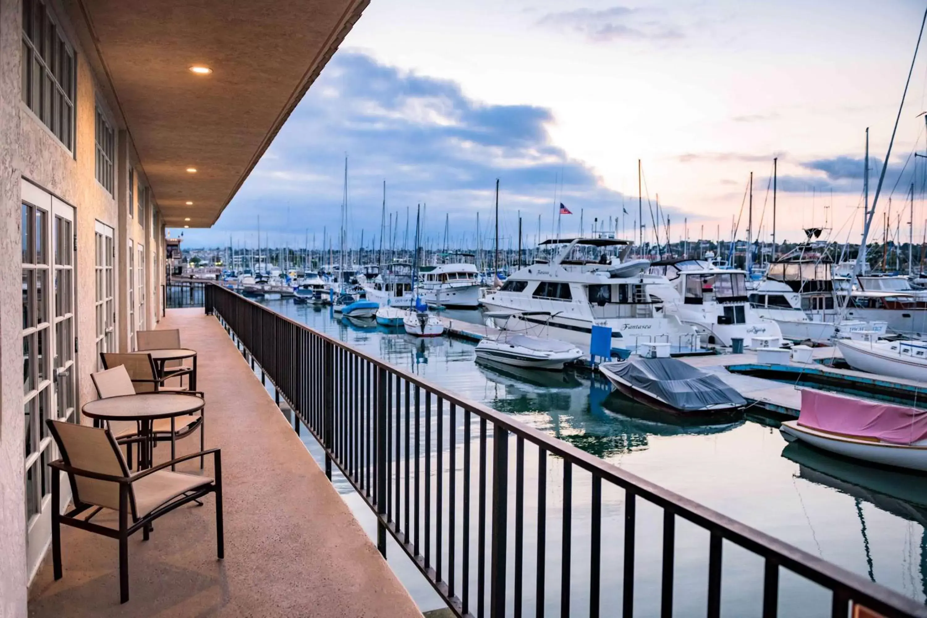 Patio, Balcony/Terrace in Hilton San Diego Airport/Harbor Island