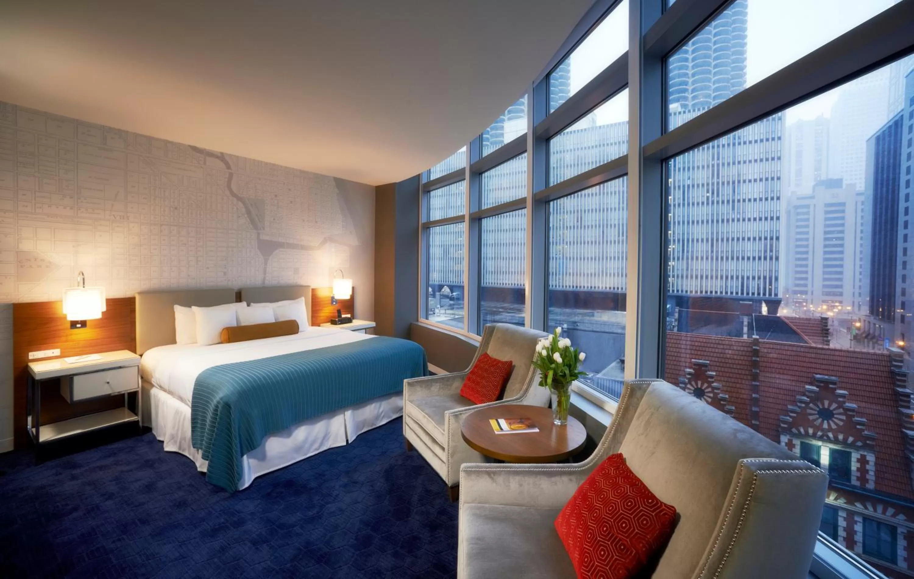 Bedroom, Bed in Kinzie Hotel