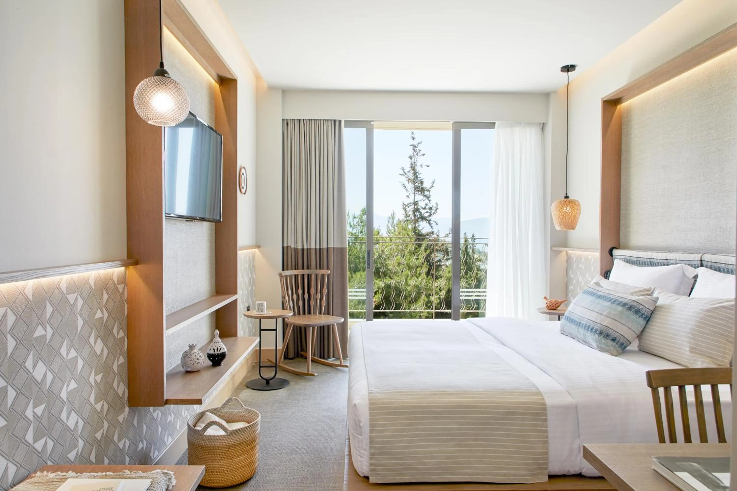 Bedroom, Bed in Wyndham Grand Crete Mirabello Bay