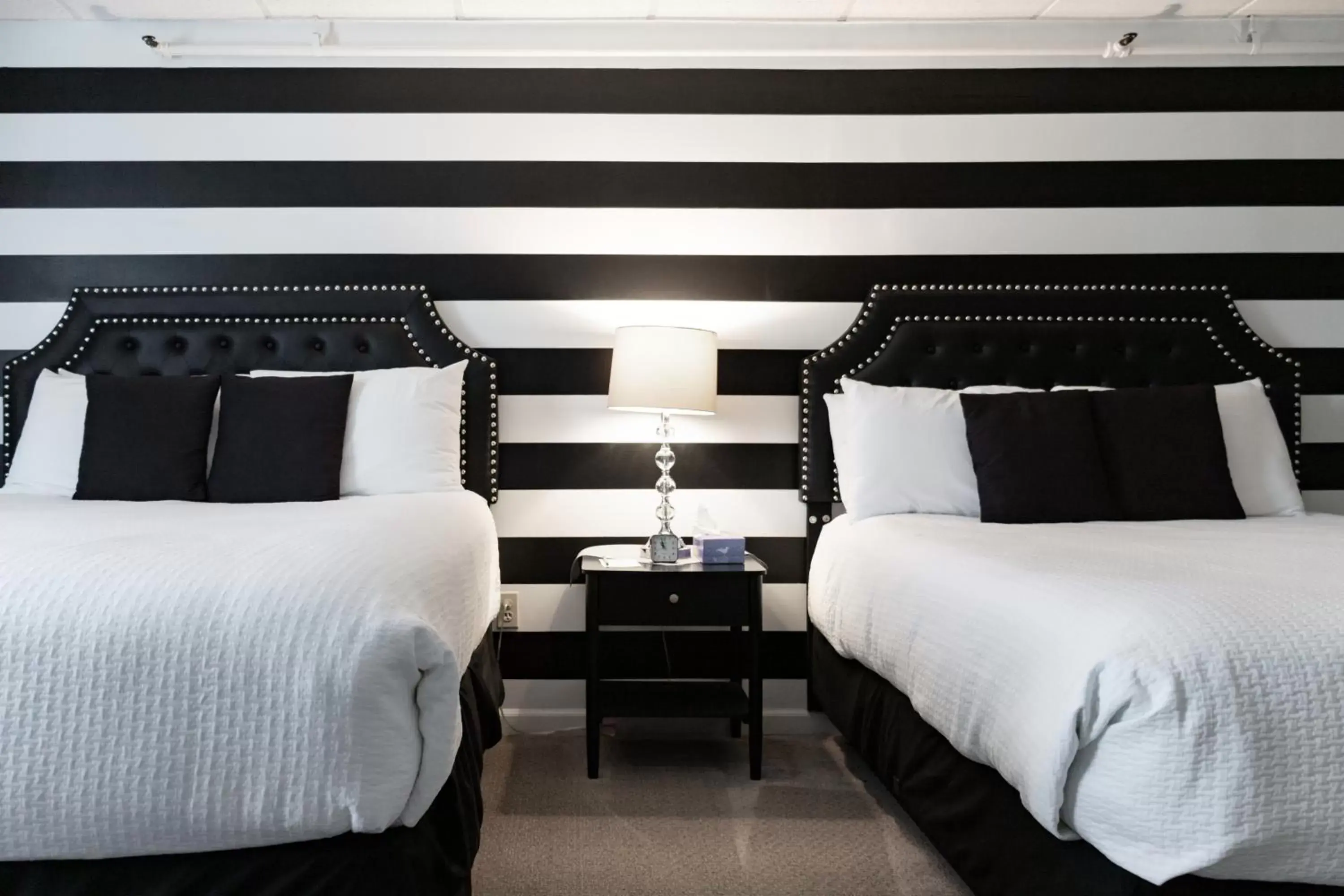 Bed in Hotel Frankfort & Restaurant