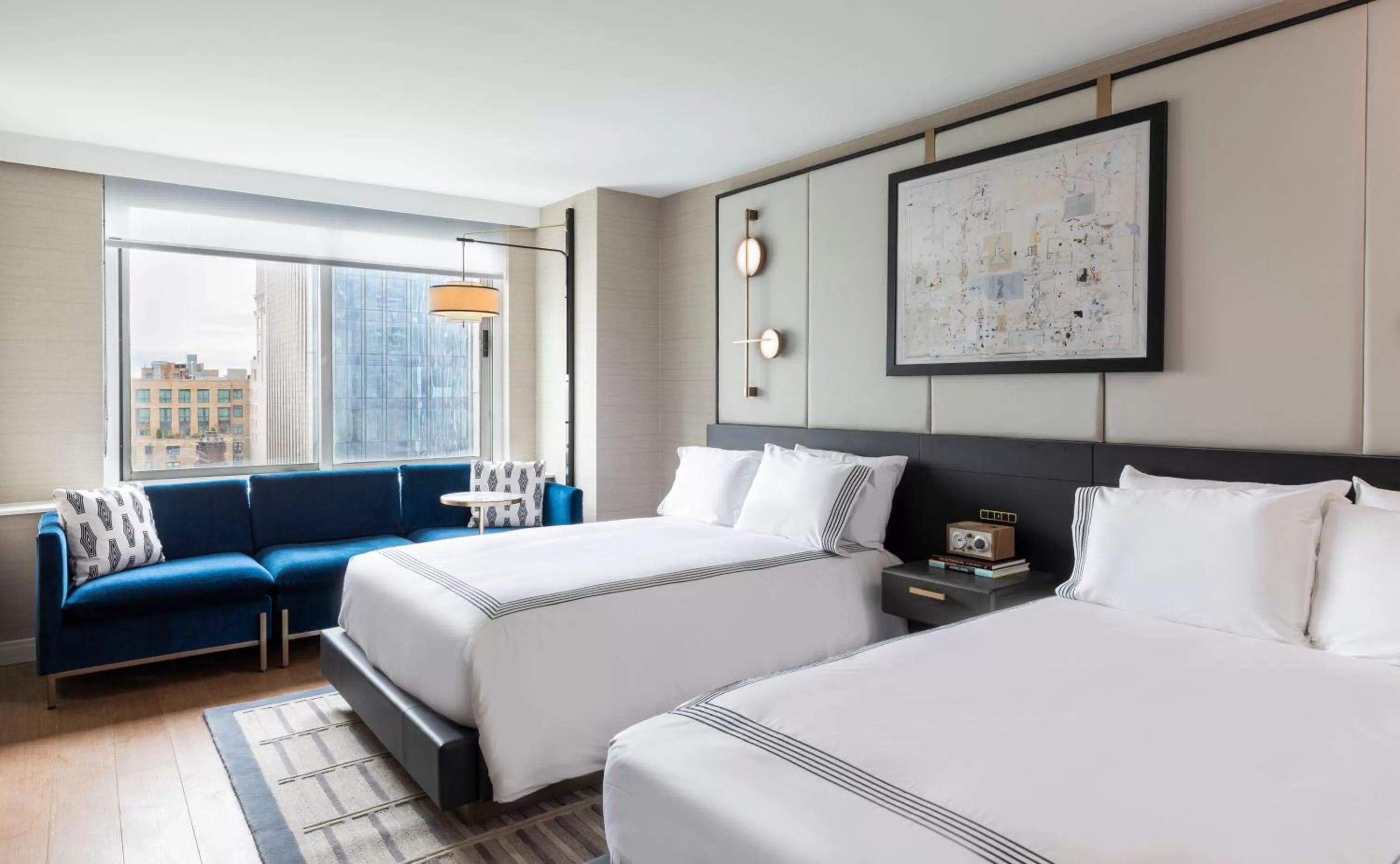 Bedroom, Bed in Thompson Central Park New York, by Hyatt