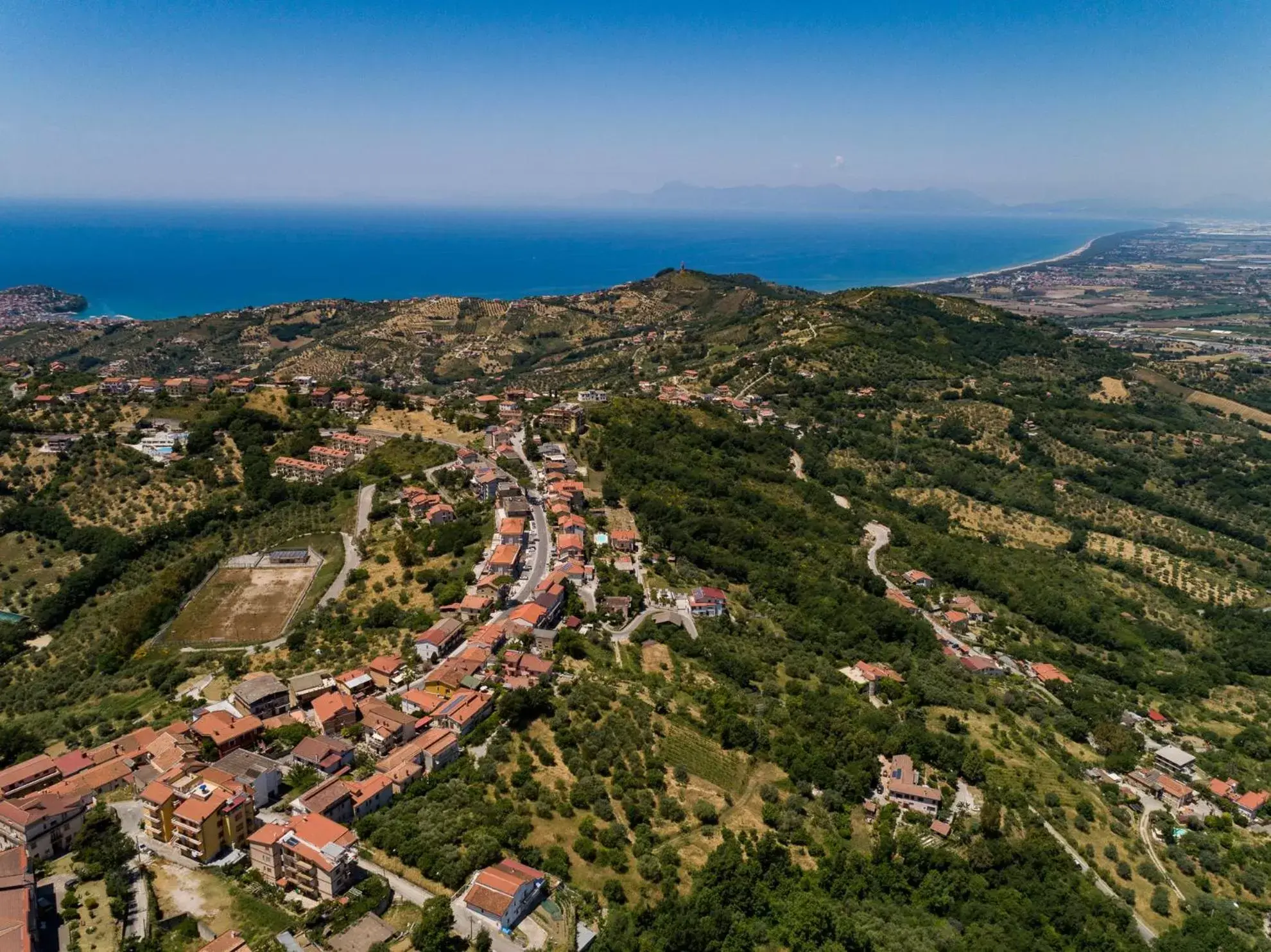 Natural landscape, Bird's-eye View in B&B Albachiara Casa di Campagna