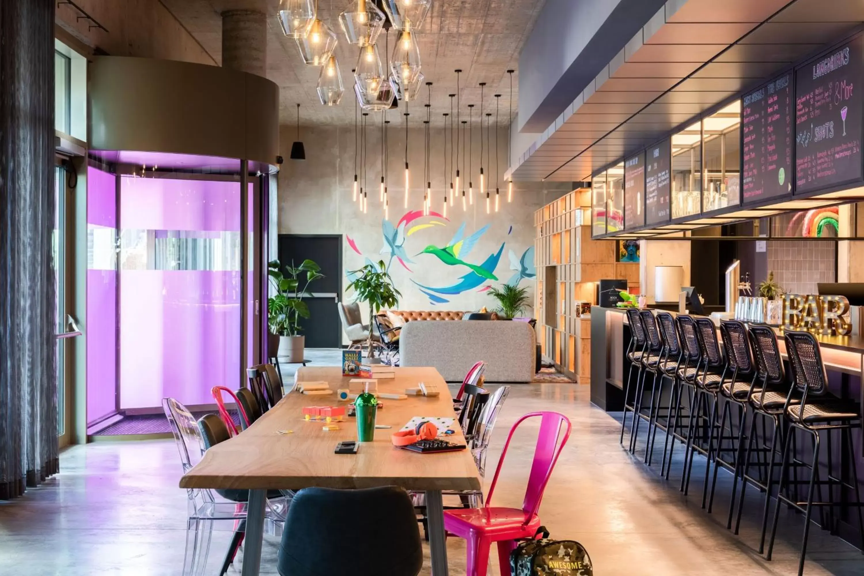 Lobby or reception, Restaurant/Places to Eat in Moxy Wuerzburg