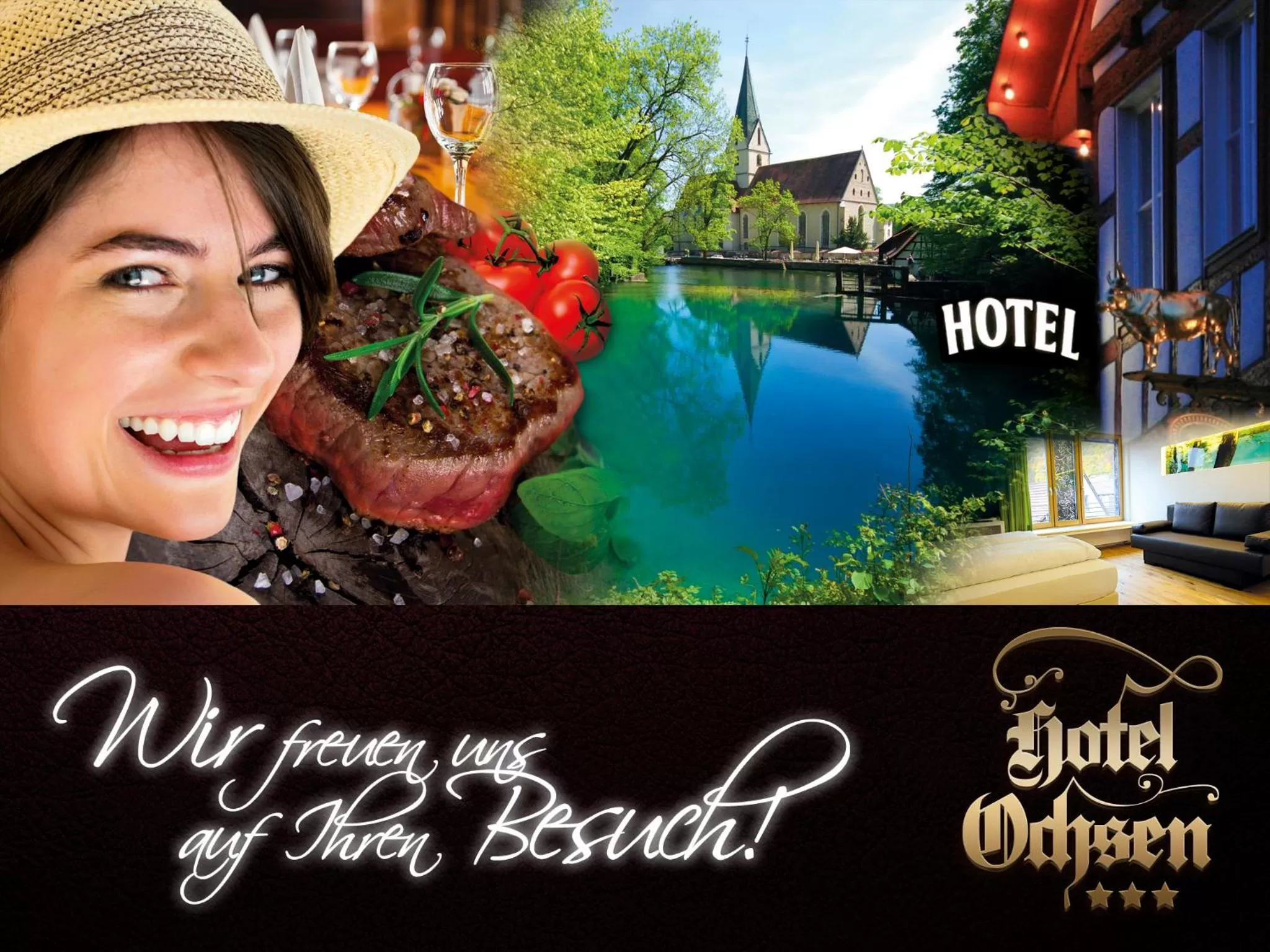 Logo/Certificate/Sign in Hotel-Restaurant Ochsen