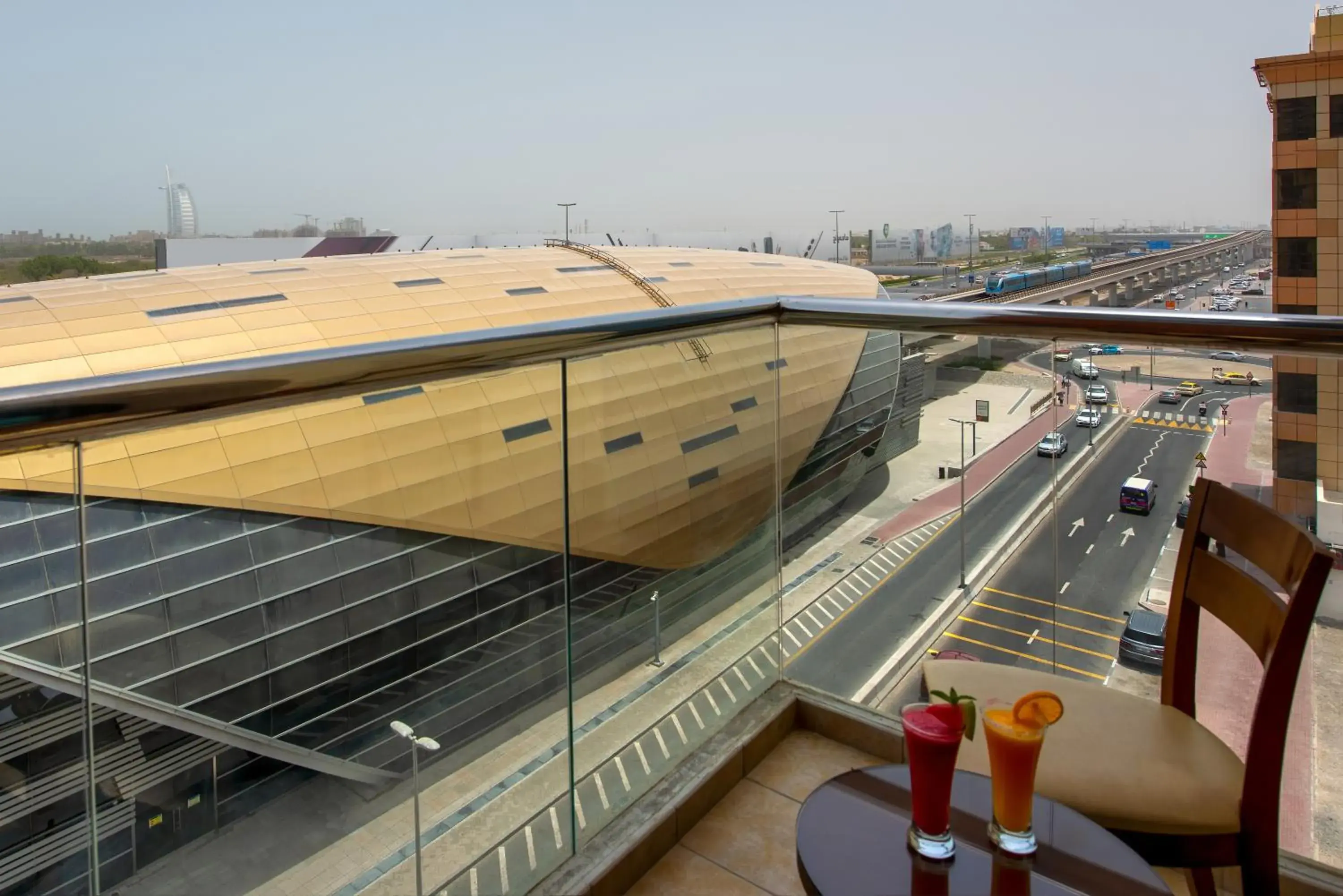Balcony/Terrace in Rose Park Hotel - Al Barsha, Opposite Metro Station