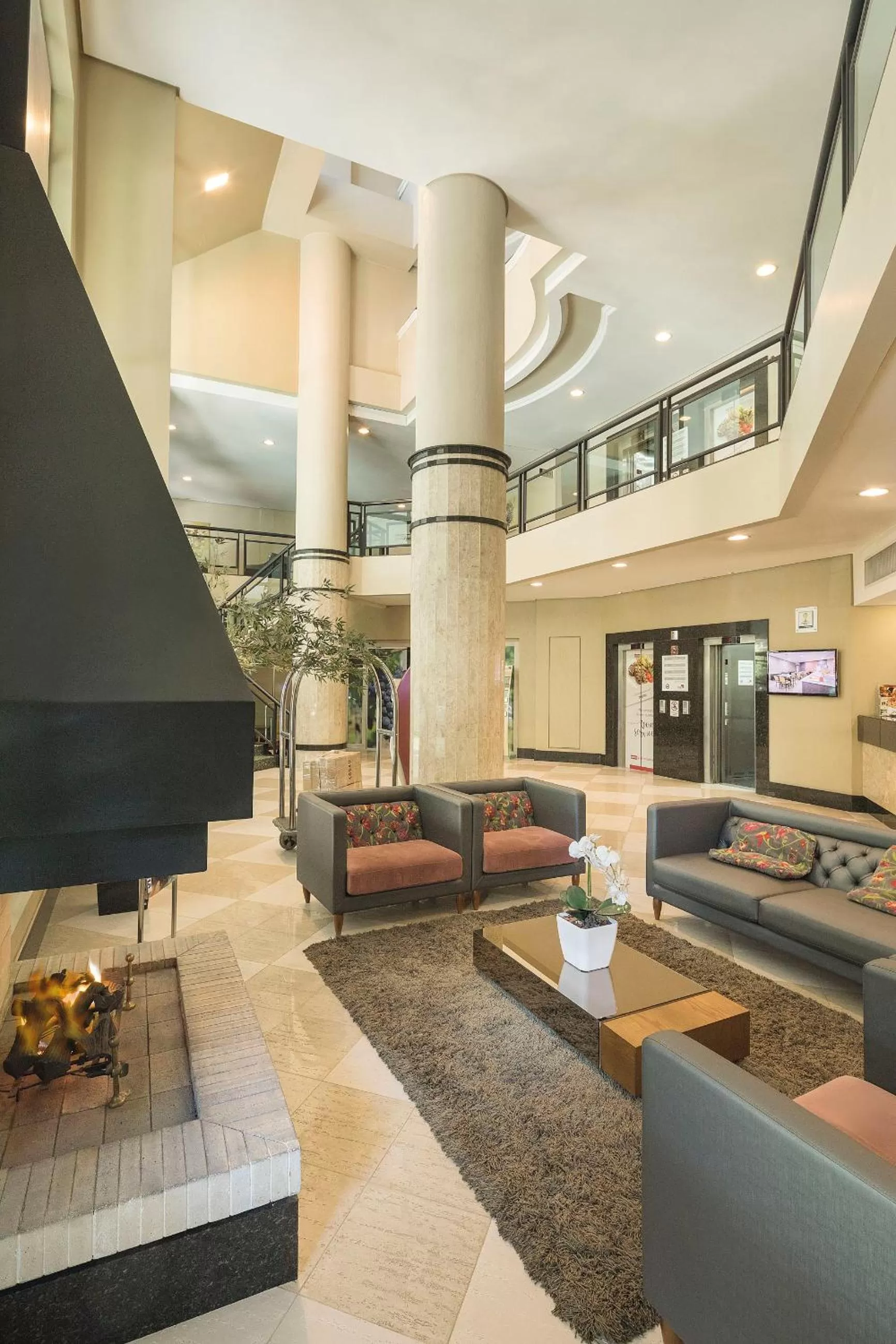 Lobby or reception in Swan Caxias do Sul