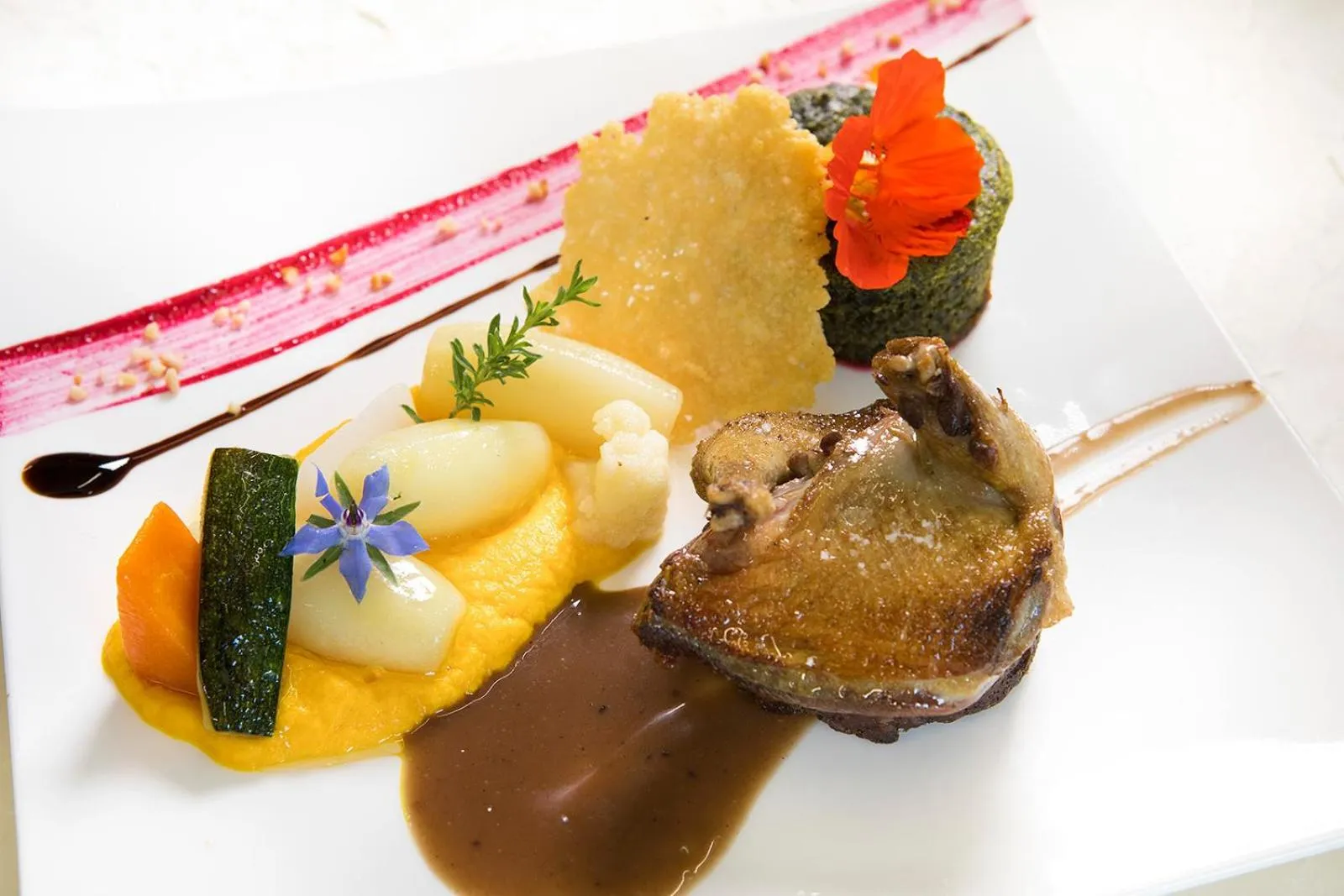 Food in Logis Hotel - Restaurant - Spa - Le Relais de Farrou