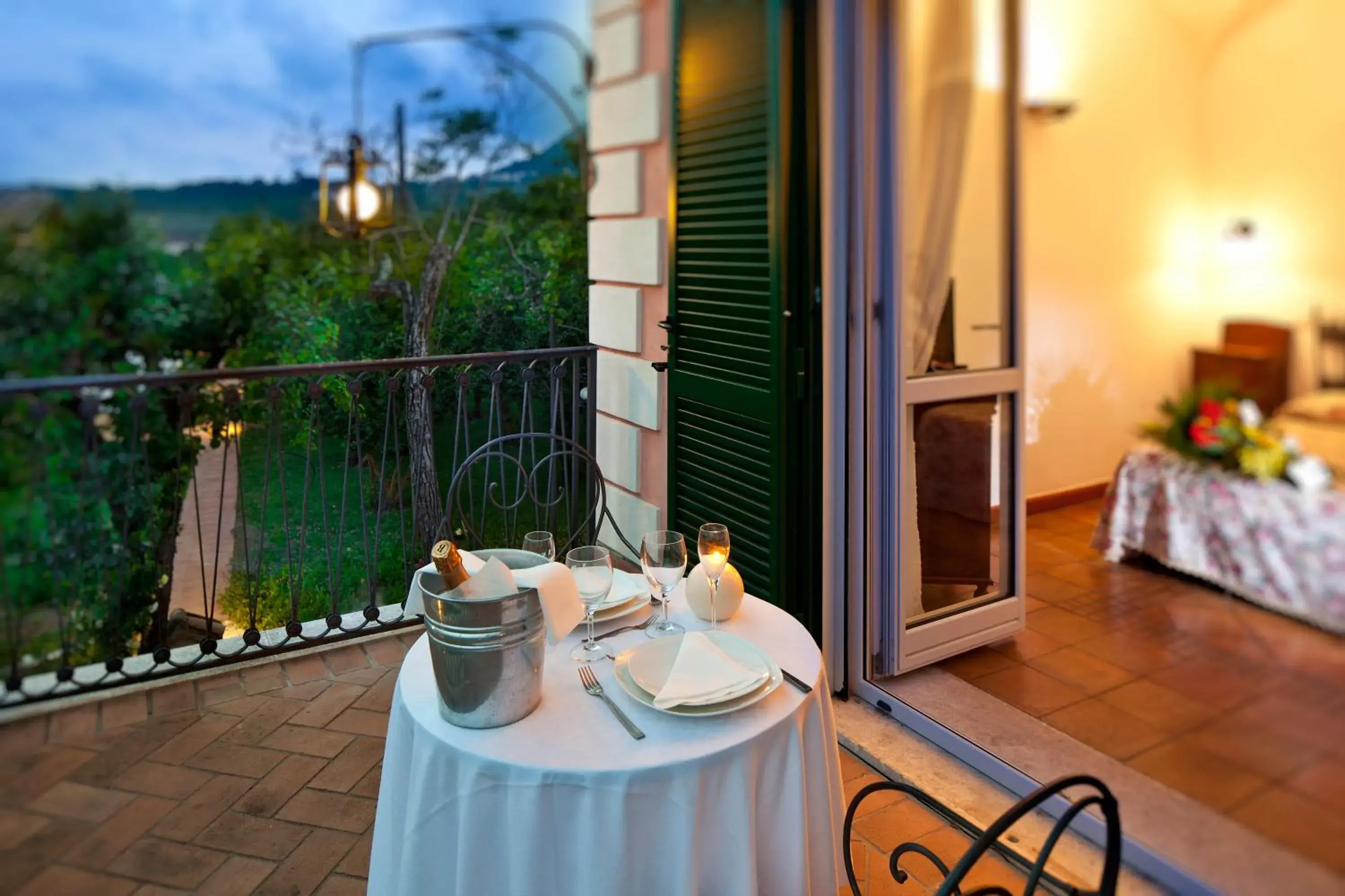 Balcony/Terrace in Hotel Villa Rizzo Resort and Spa