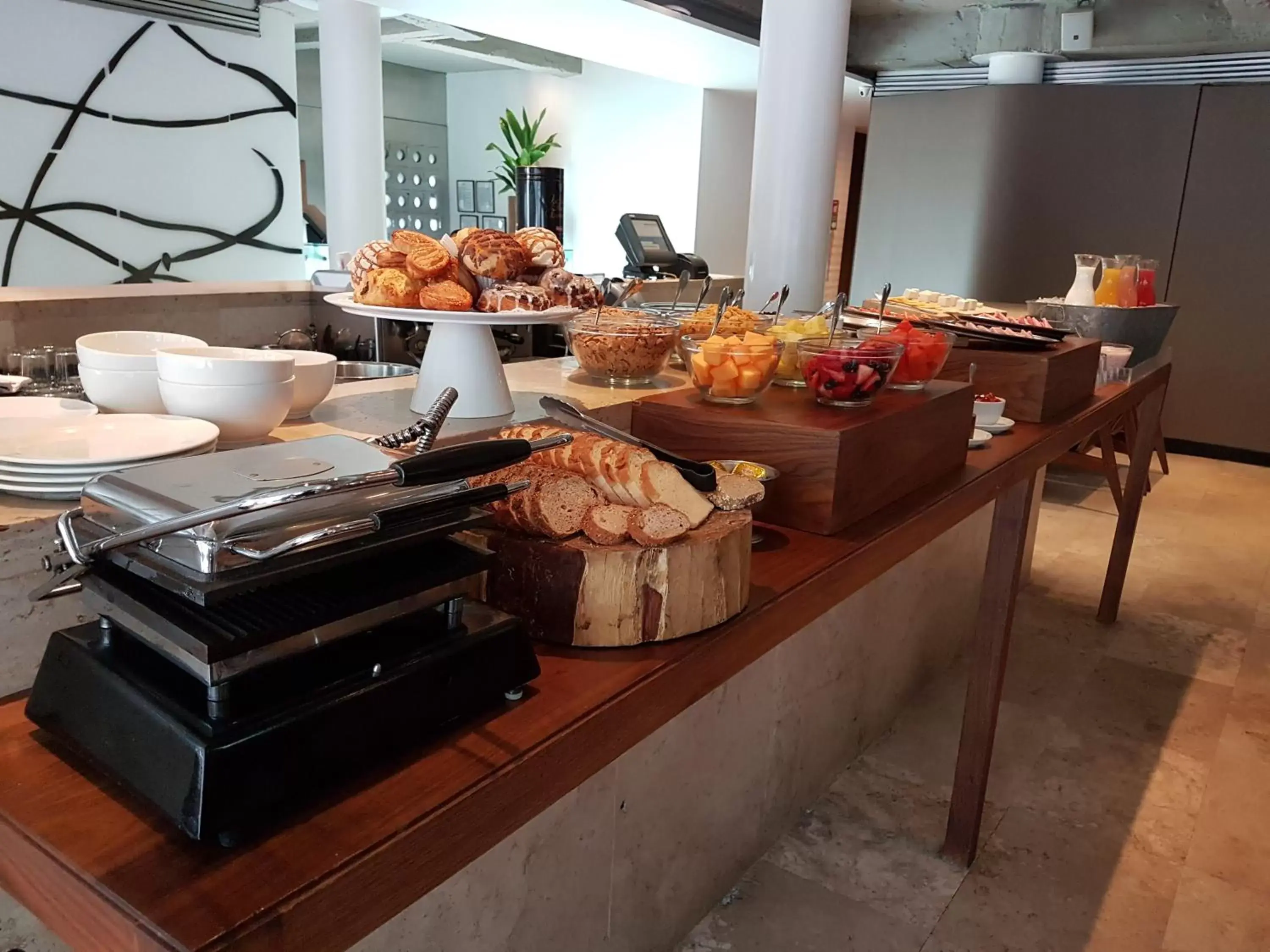 Continental breakfast in Habita, Mexico City, a Member of Design Hotels