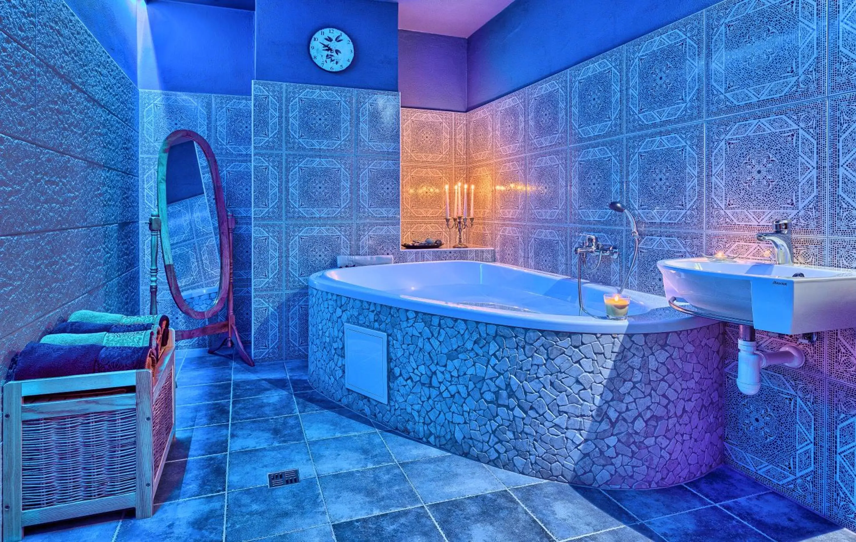 Spa and wellness centre/facilities, Bathroom in Wellness Hotel Babylon