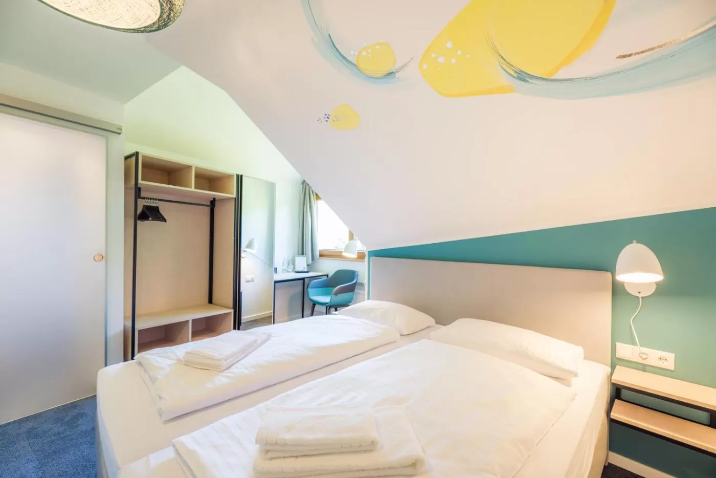 Photo of the whole room, Bed in Hotel & Restaurant Mühlenglück