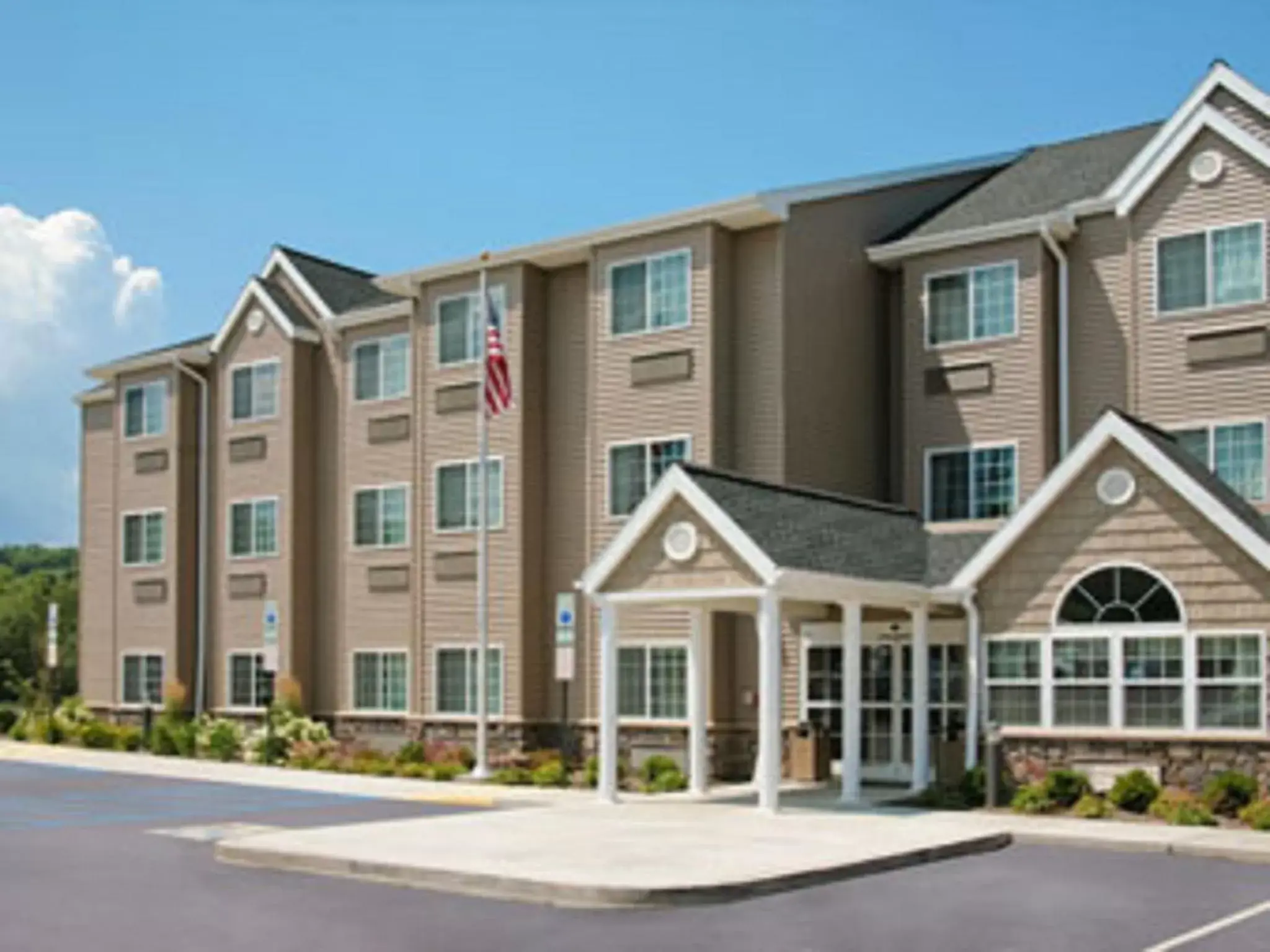 Facade/entrance, Property Building in Microtel Inn & Suites Mansfield PA