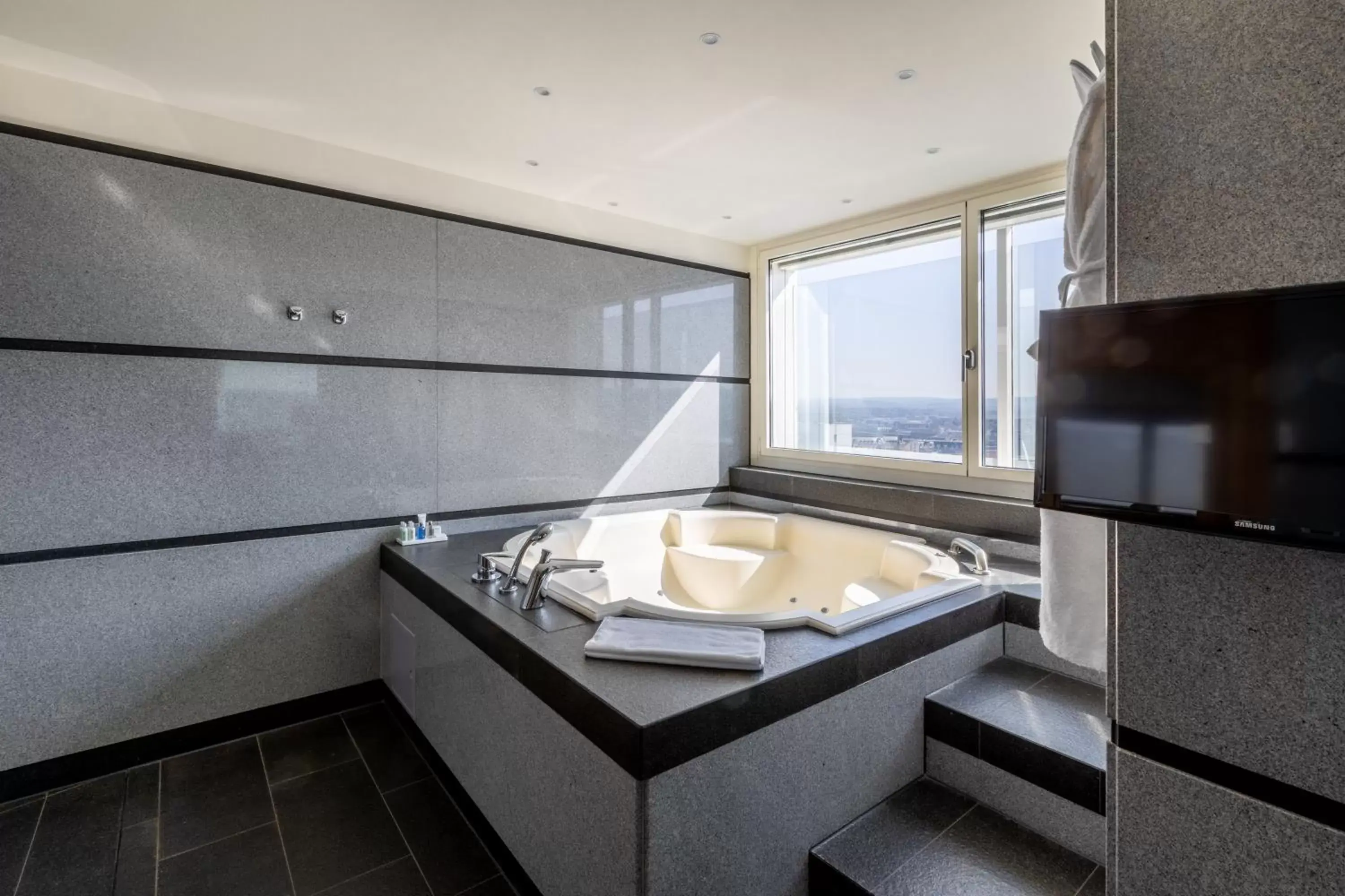 Hot Tub, Bathroom in Radisson Blu Hotel Erfurt