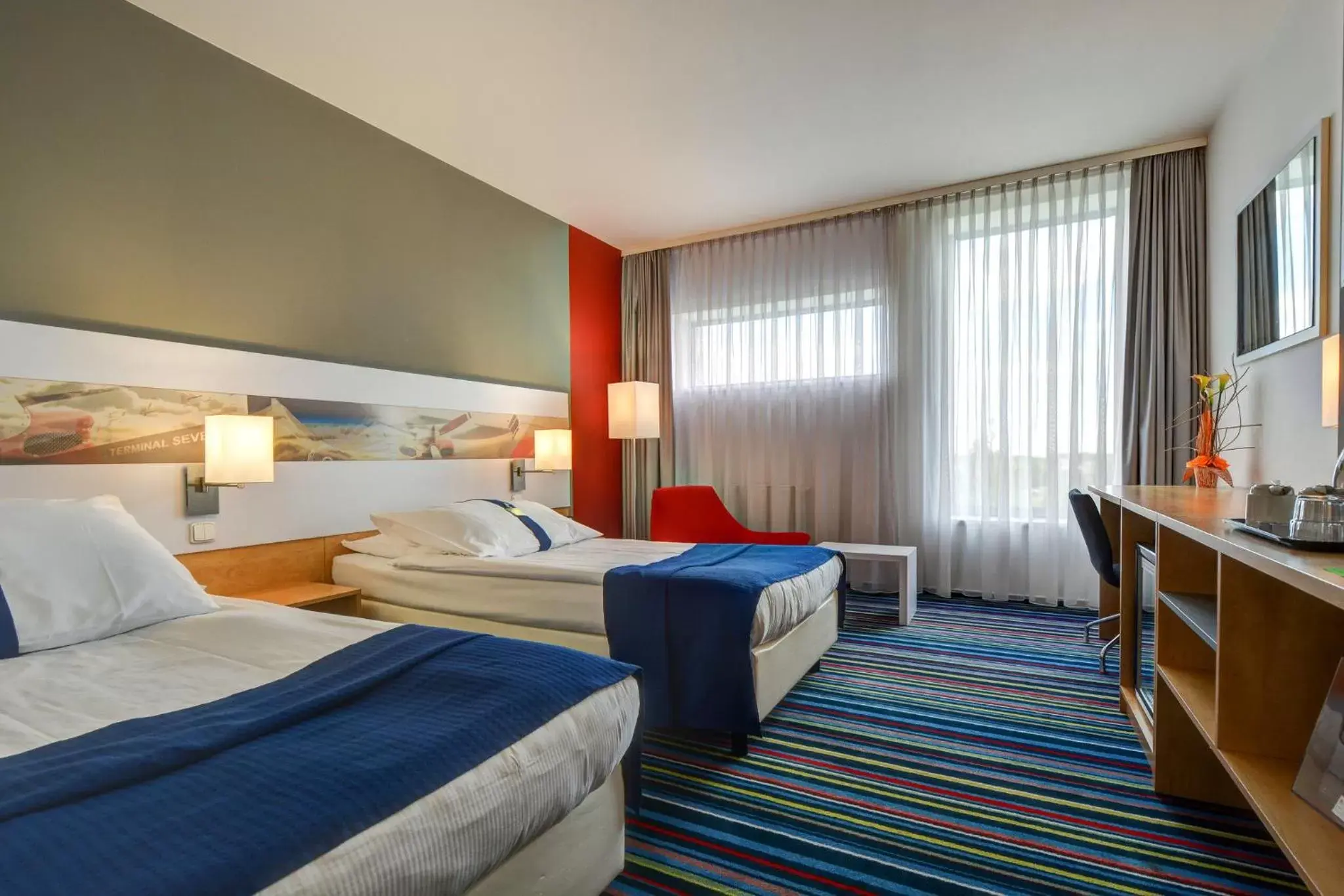 Photo of the whole room, Bed in Holiday Inn Prague Airport, an IHG Hotel