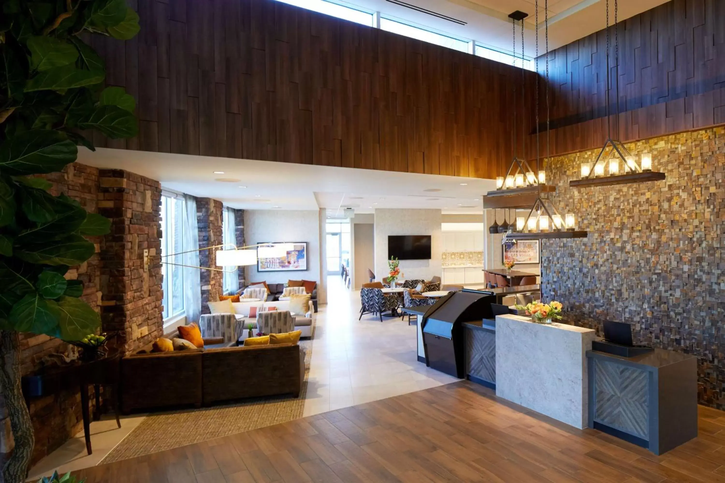 Lobby or reception, Restaurant/Places to Eat in Hyatt Place Las Vegas at Silverton Village