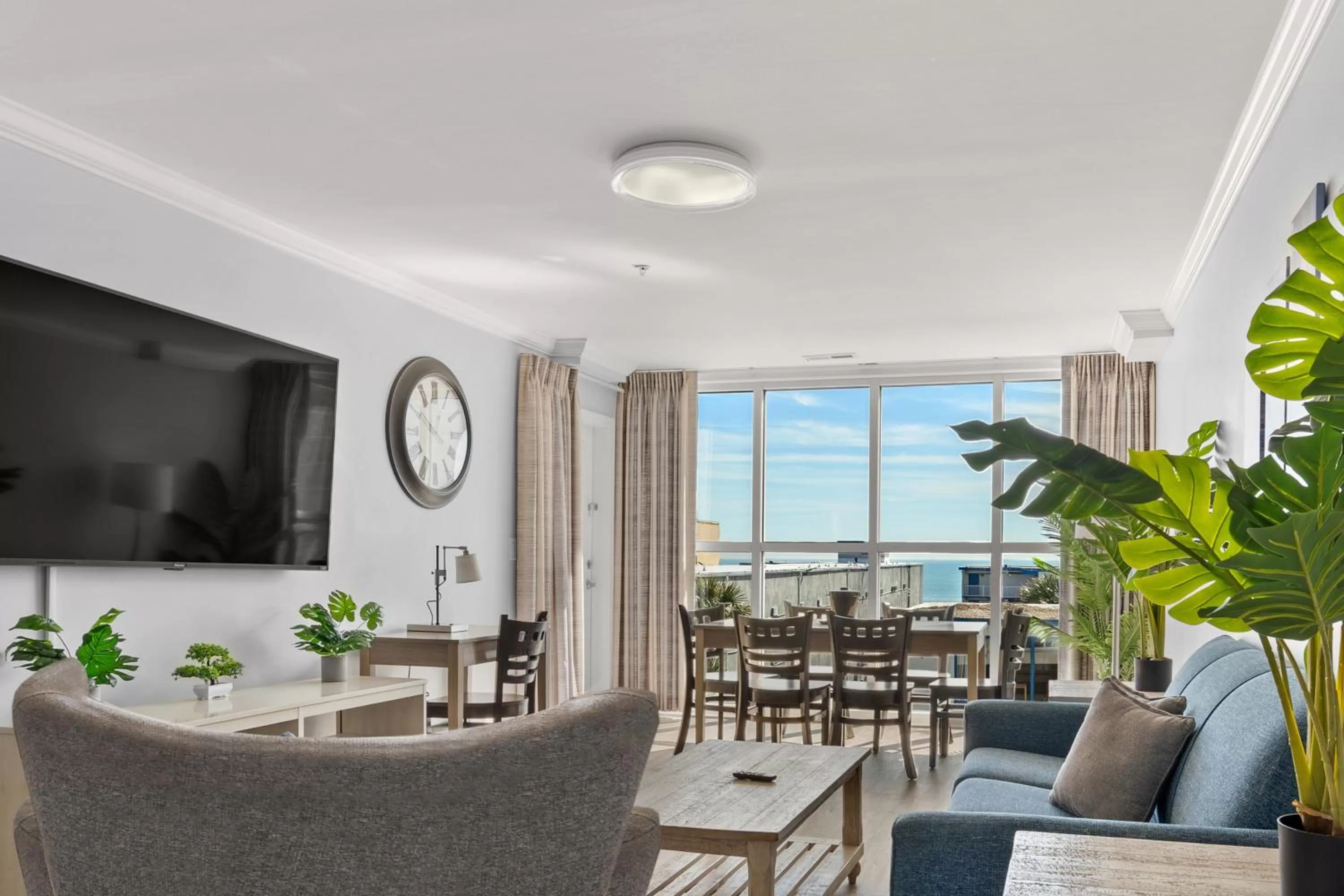 Living room in Ocean Escape Condos