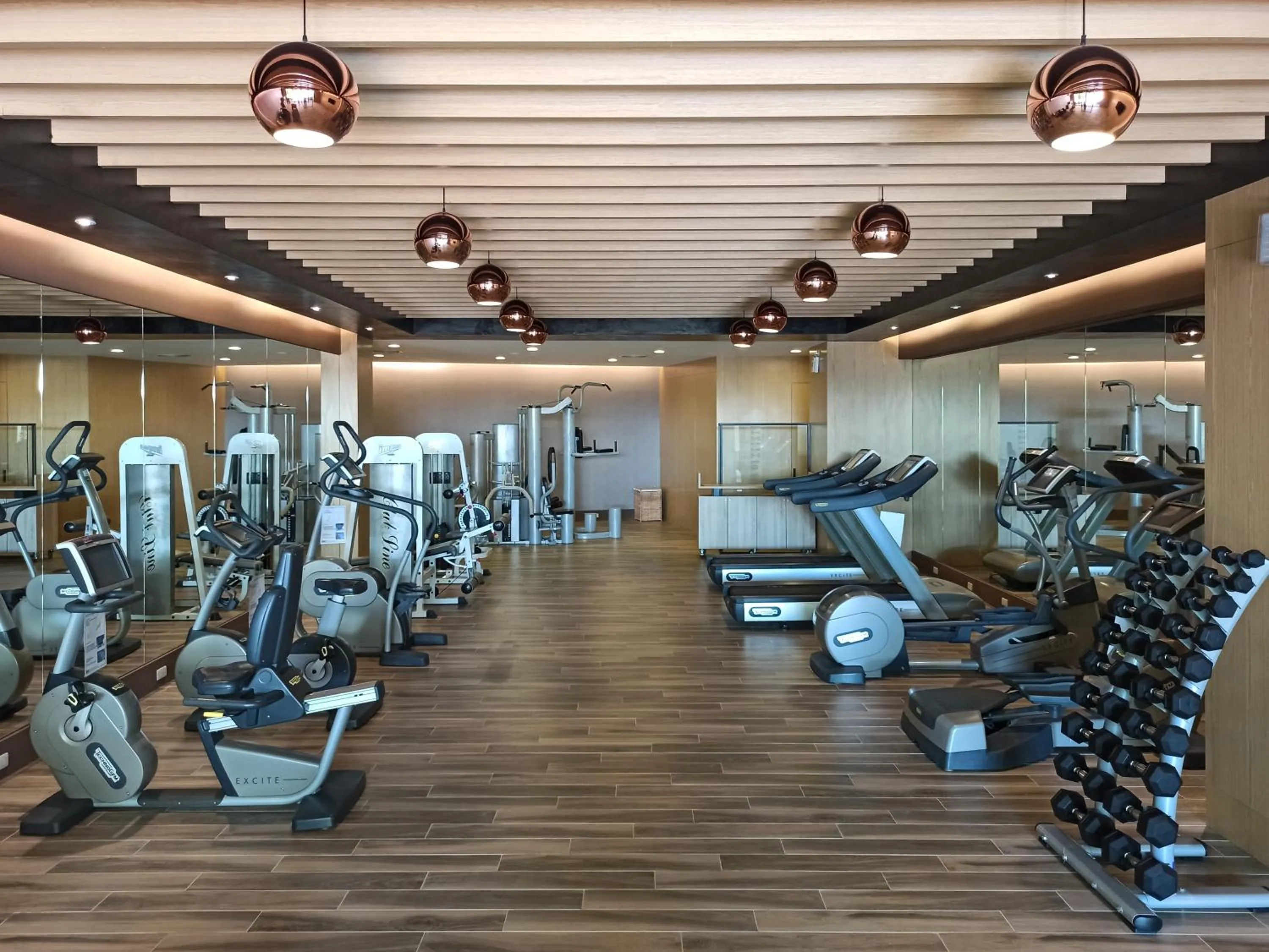 Fitness centre/facilities in E-DA Skylark Hotel