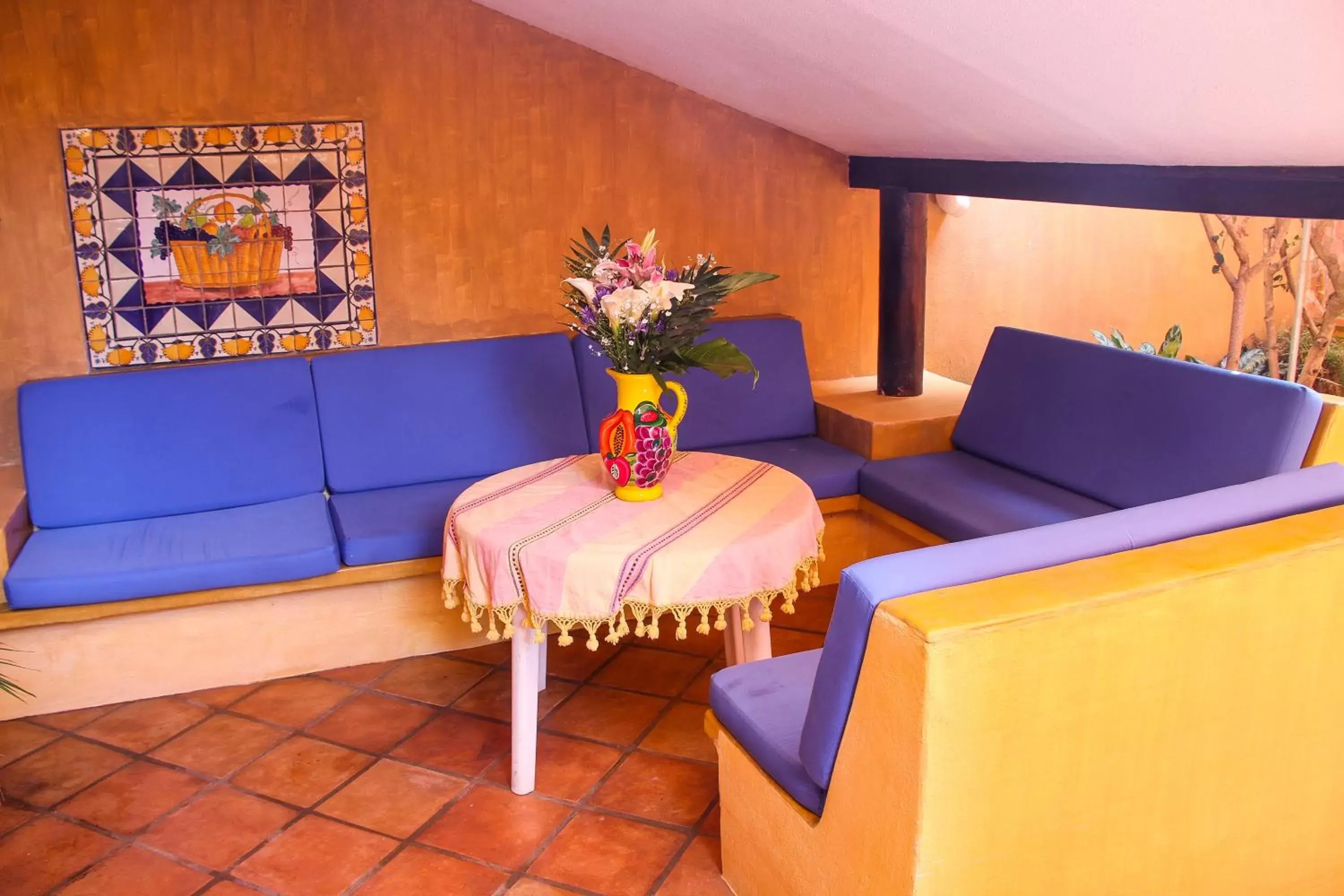 Patio, Seating Area in Hotel Casamar Suites