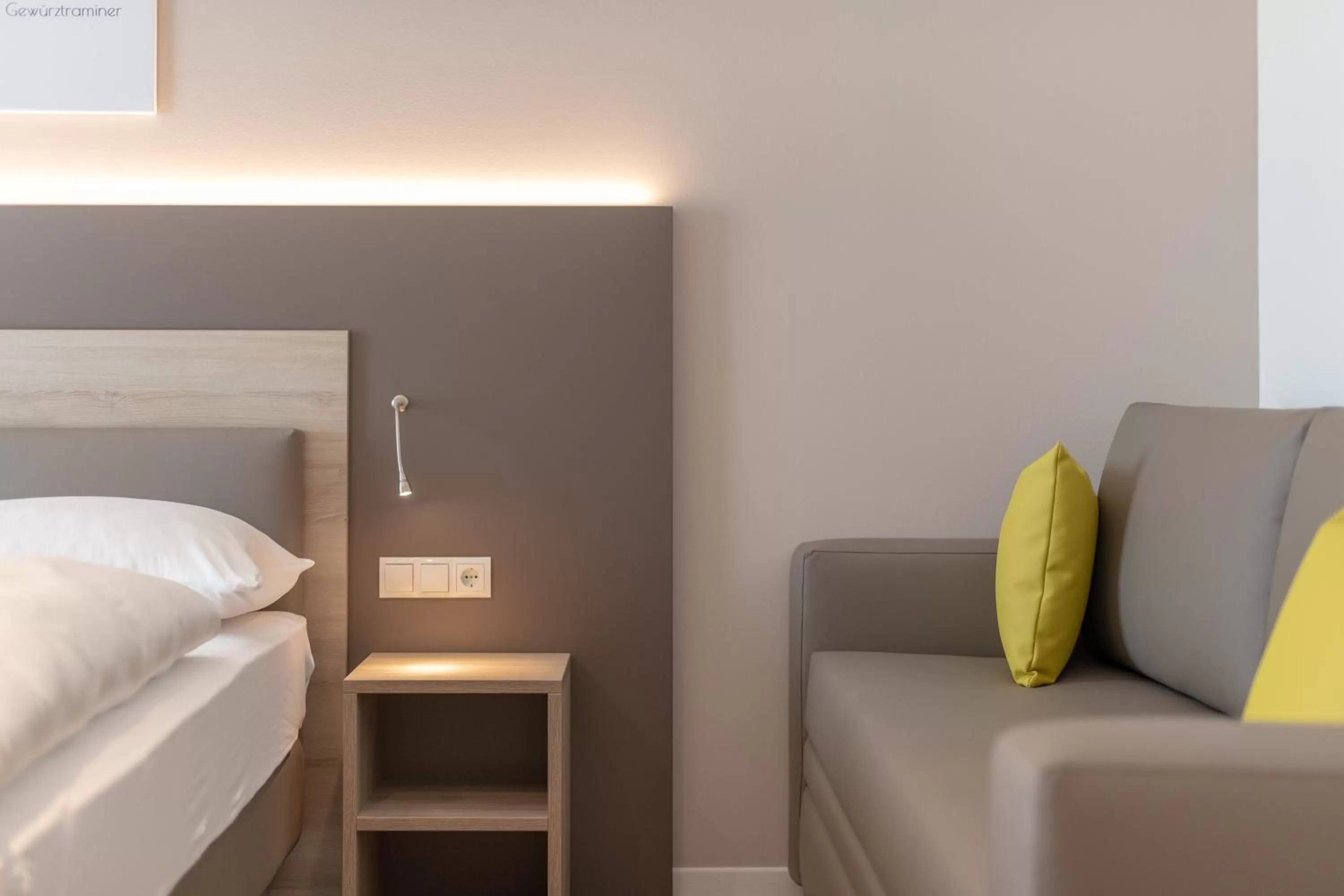 Decorative detail, Bed in Garni Hotel Ritterhof