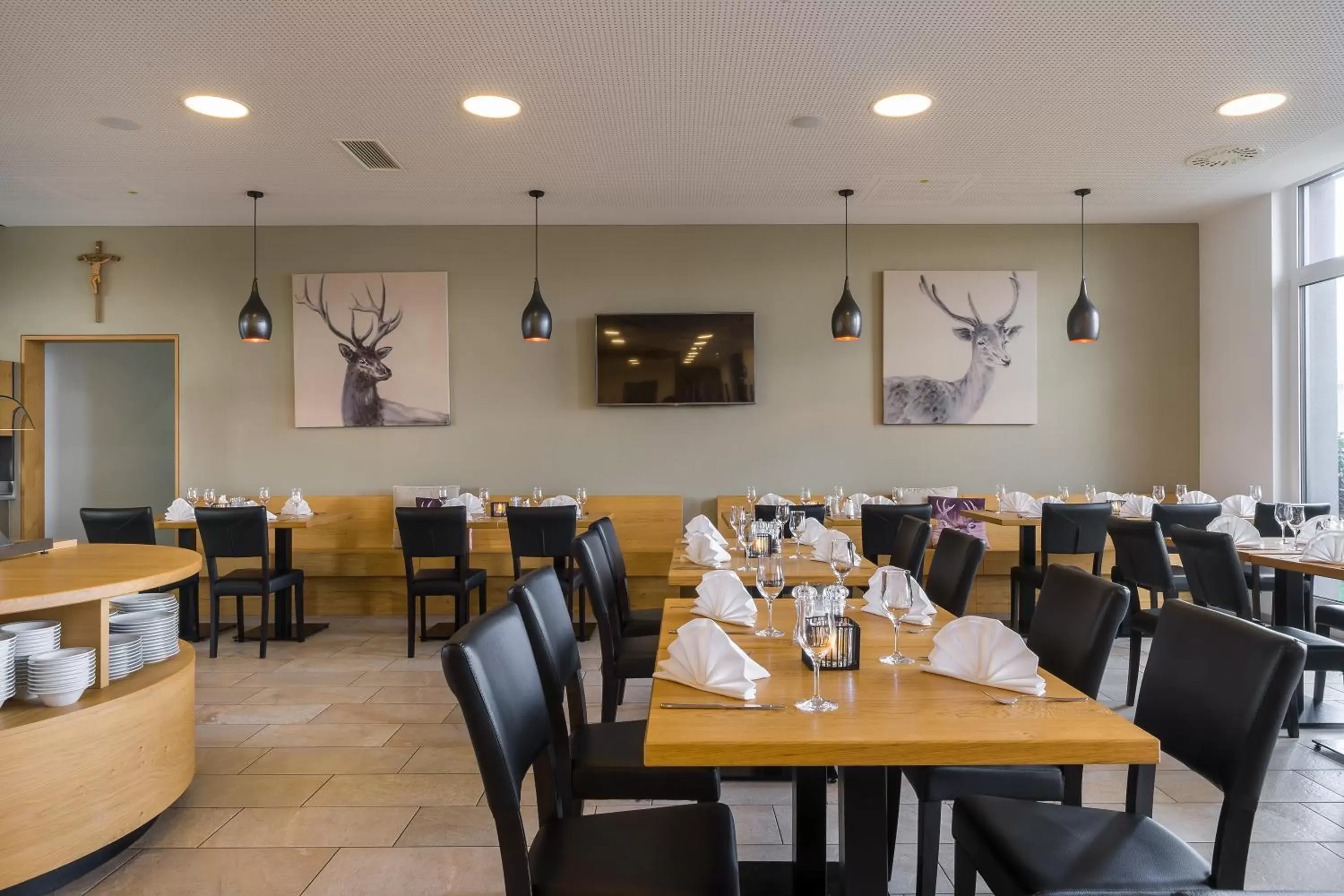 Meals, Restaurant/Places to Eat in Atomis Hotel Dachau Munich