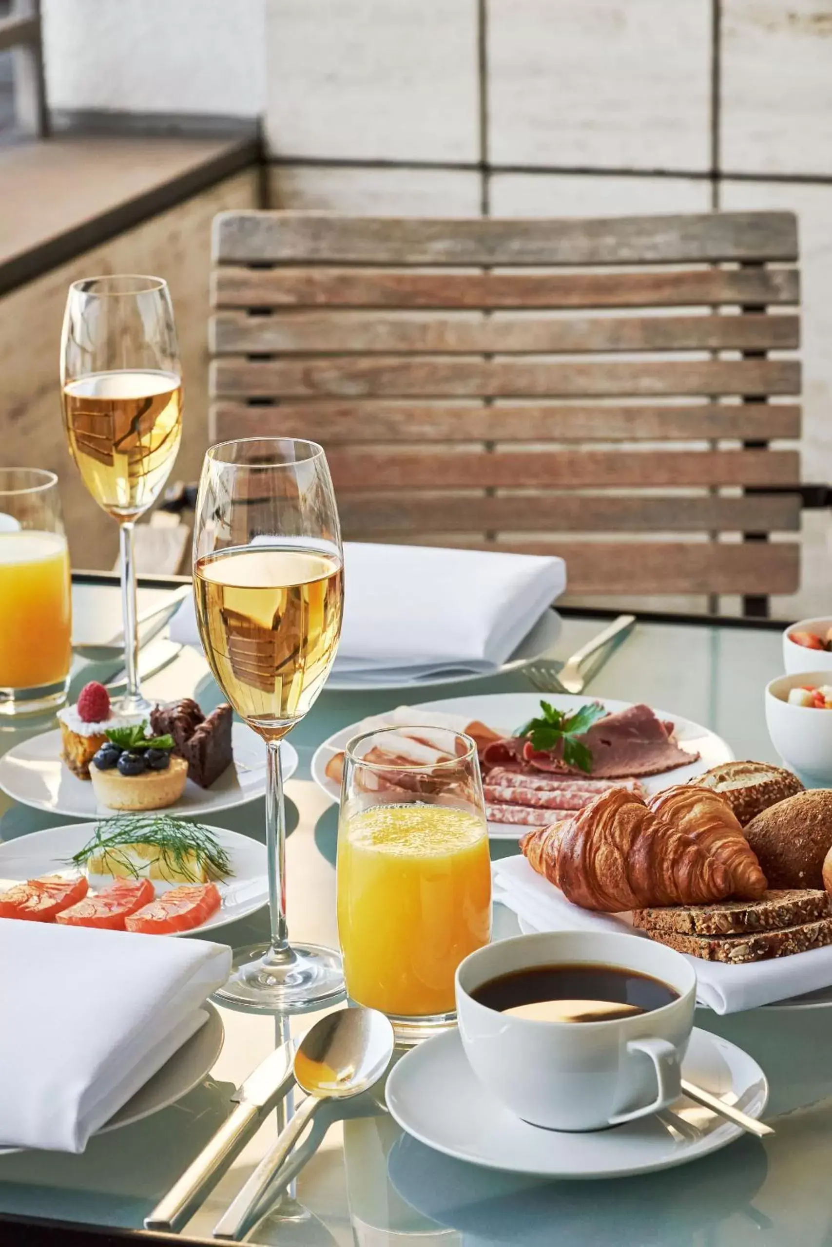 Continental breakfast in The Mandala Hotel