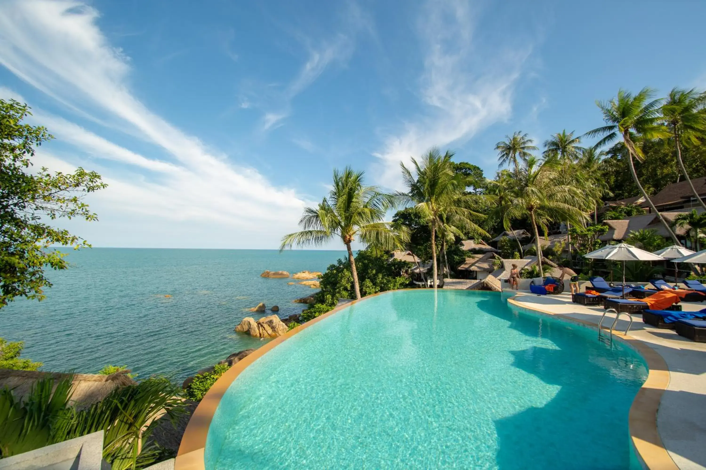 Sea view, Swimming Pool in Coral Cliff Beach Resort Samui - SHA Plus