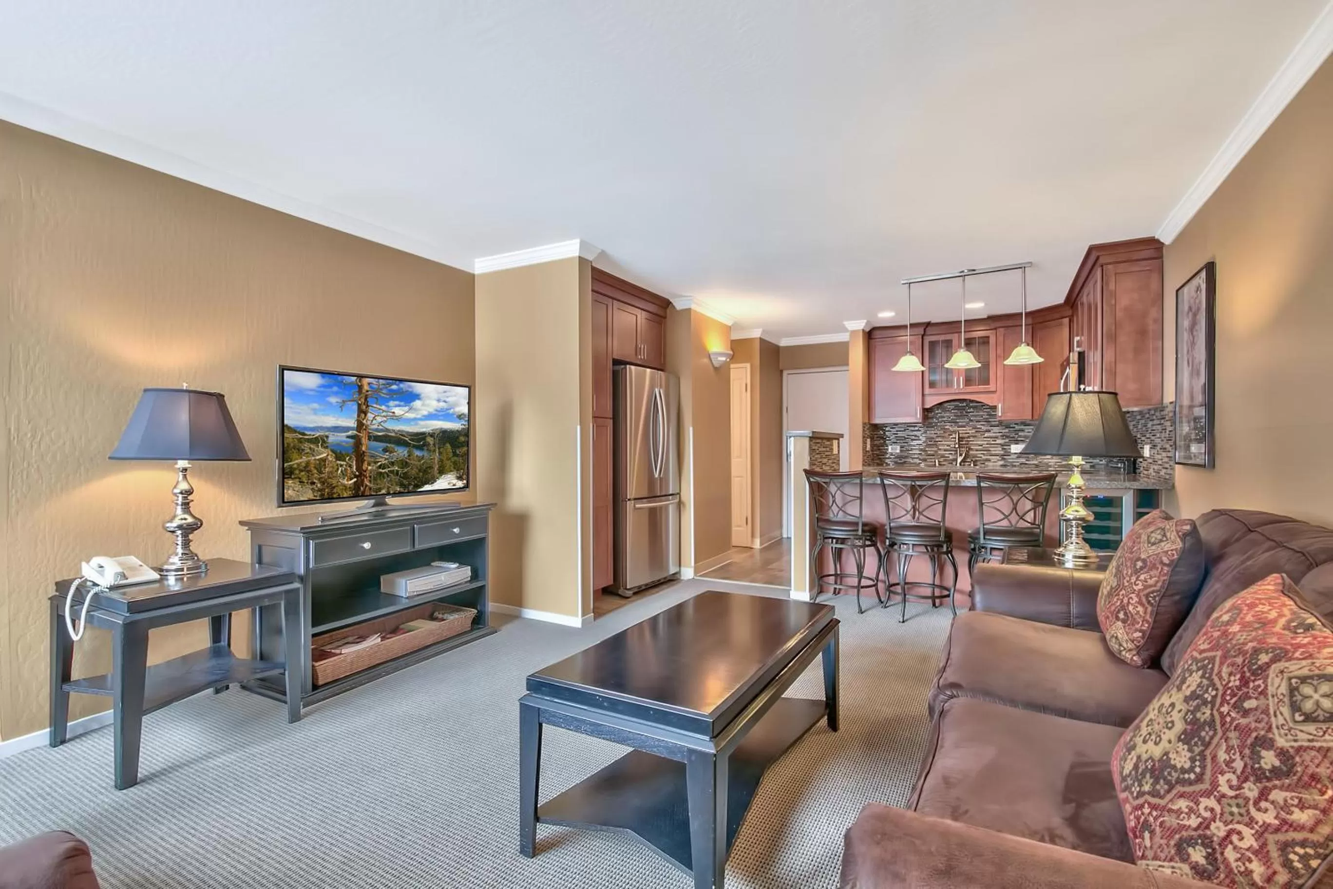 Seating Area in Lakeland Village at Heavenly