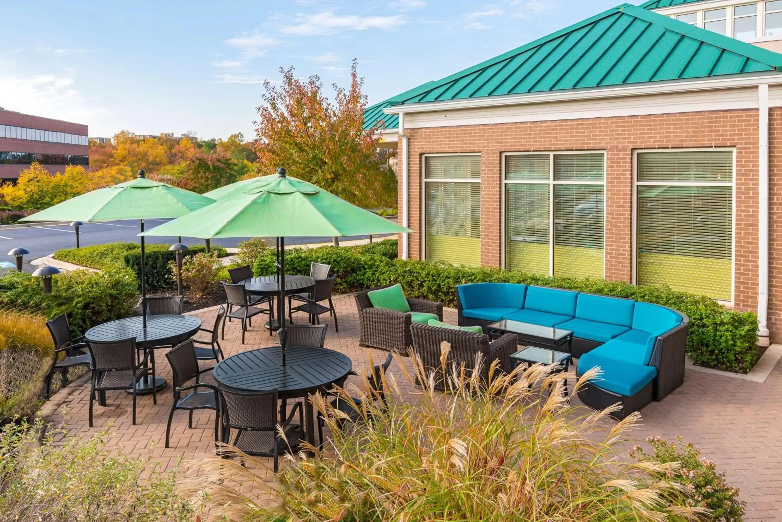 Patio in Hilton Garden Inn Washington DC/Greenbelt