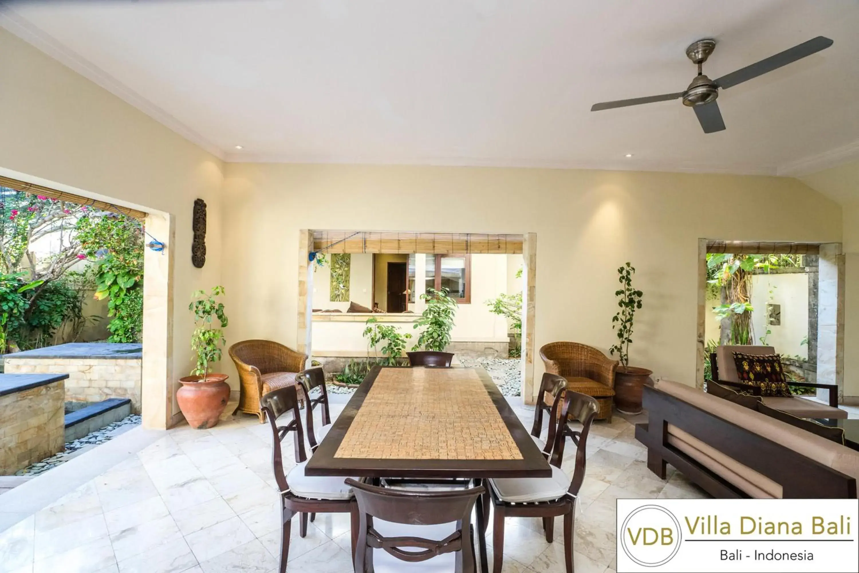 Living room in Villa Diana Bali