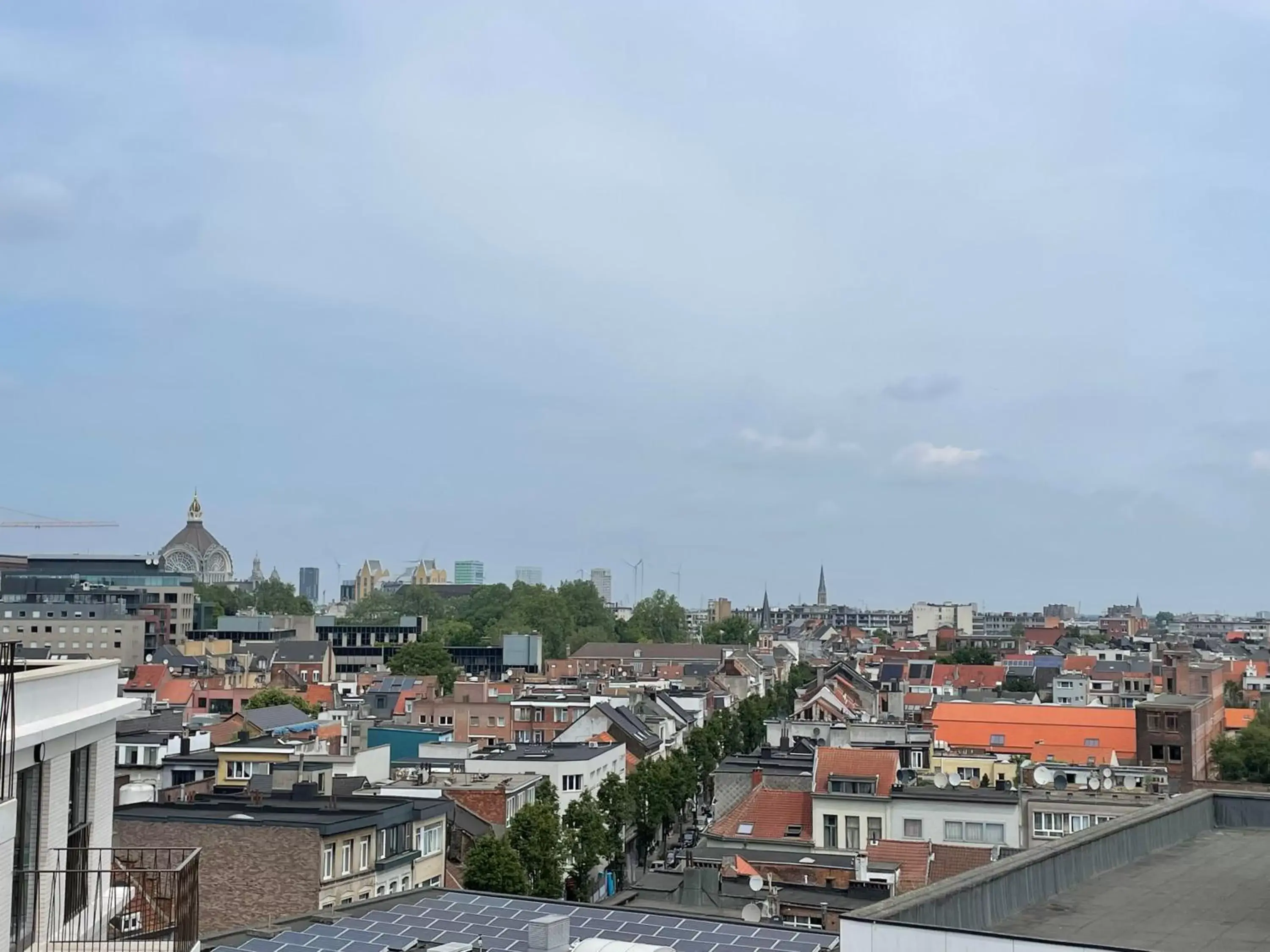 Quiet street view in Aparthotel Adagio Antwerp City Center