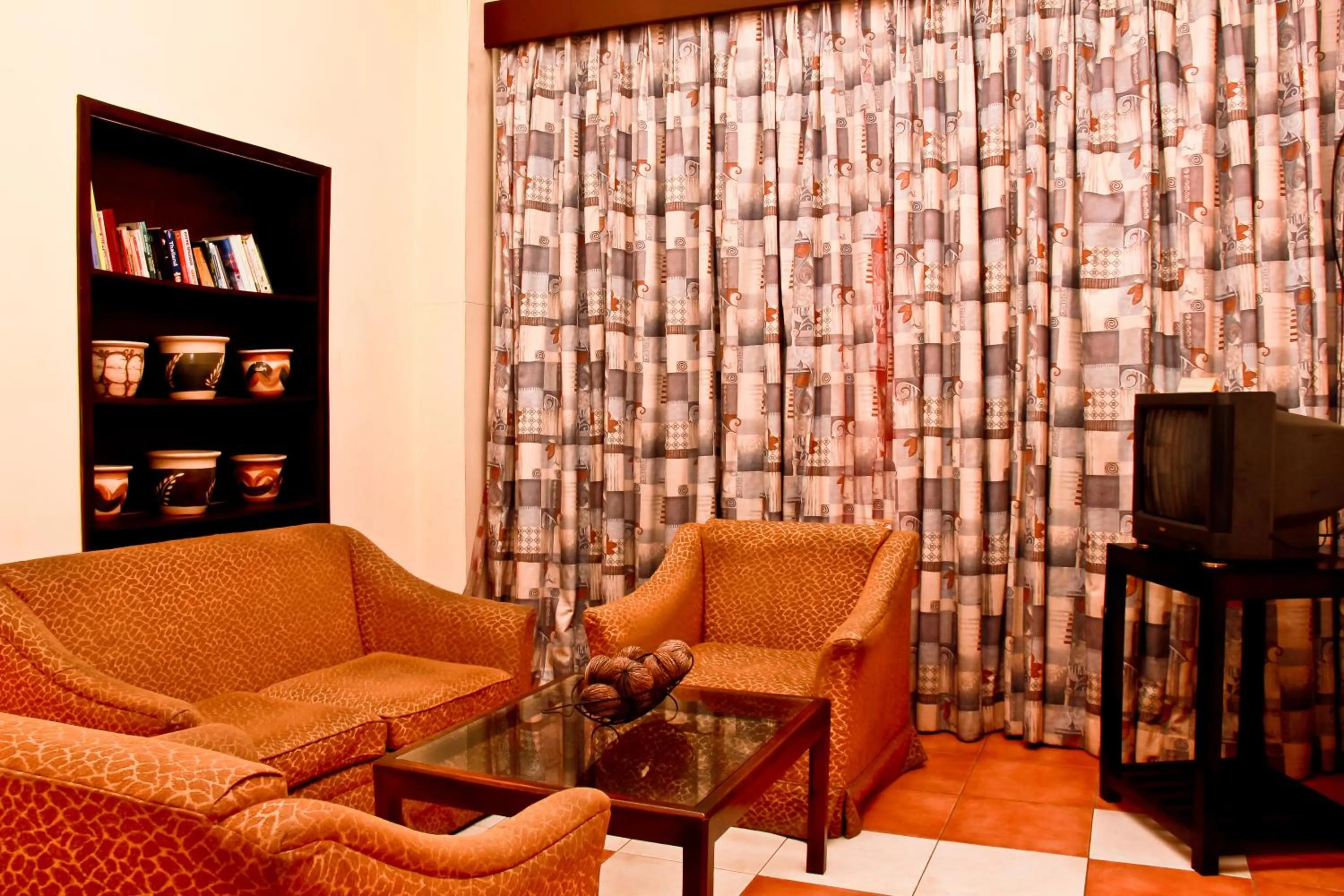 Seating area in Grand Oriental Hotel