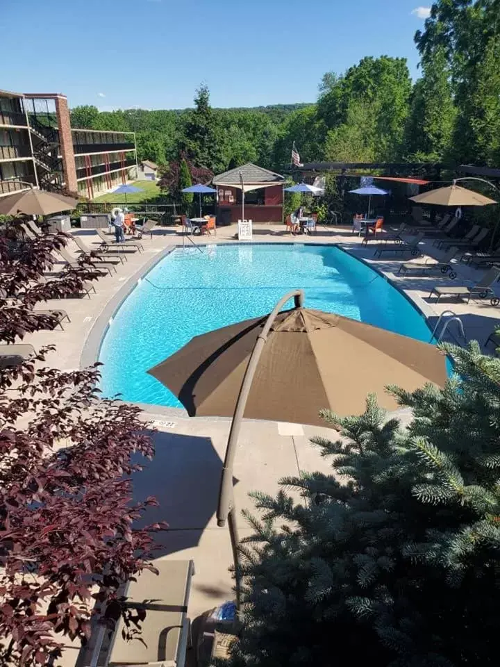 Swimming pool, Pool View in New Hope Inn & Suites