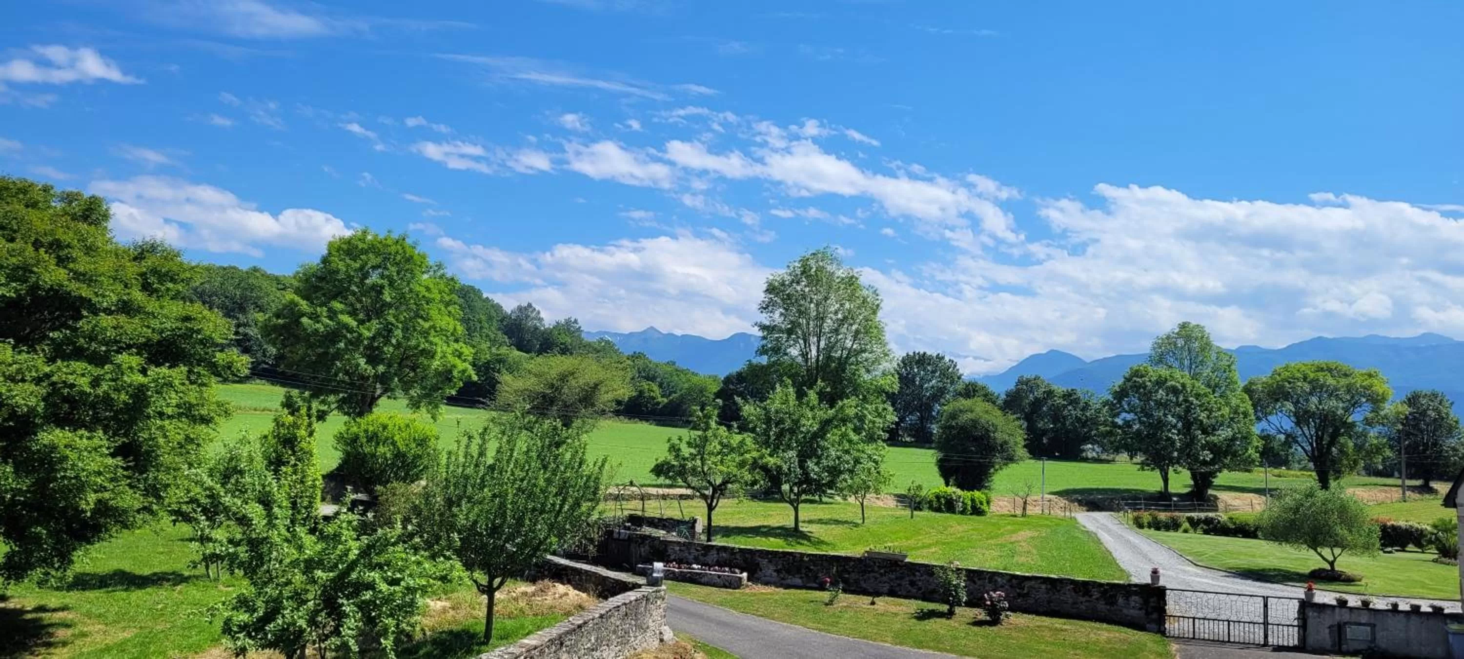 Garden view in Ferme Peyroutet
