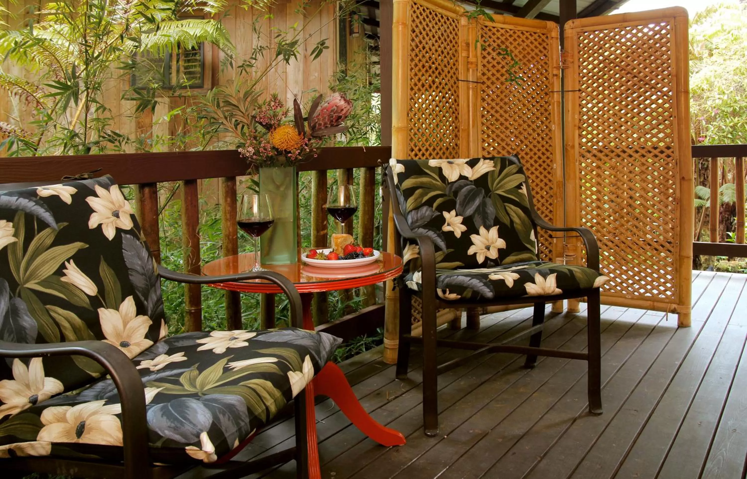 Balcony/Terrace in Lotus Garden Cottages