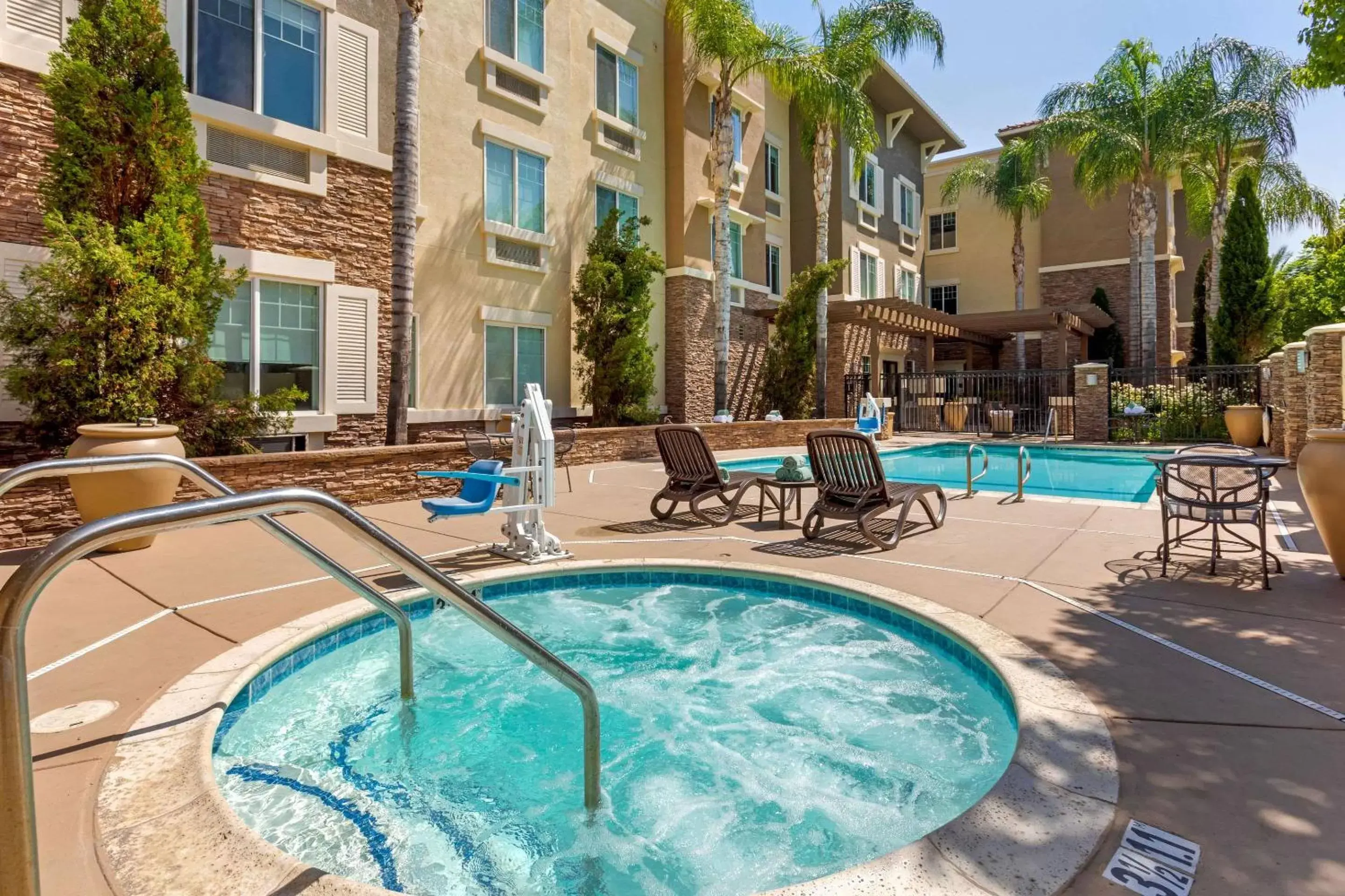 On site, Swimming Pool in Comfort Inn & Suites Near Ontario Airport