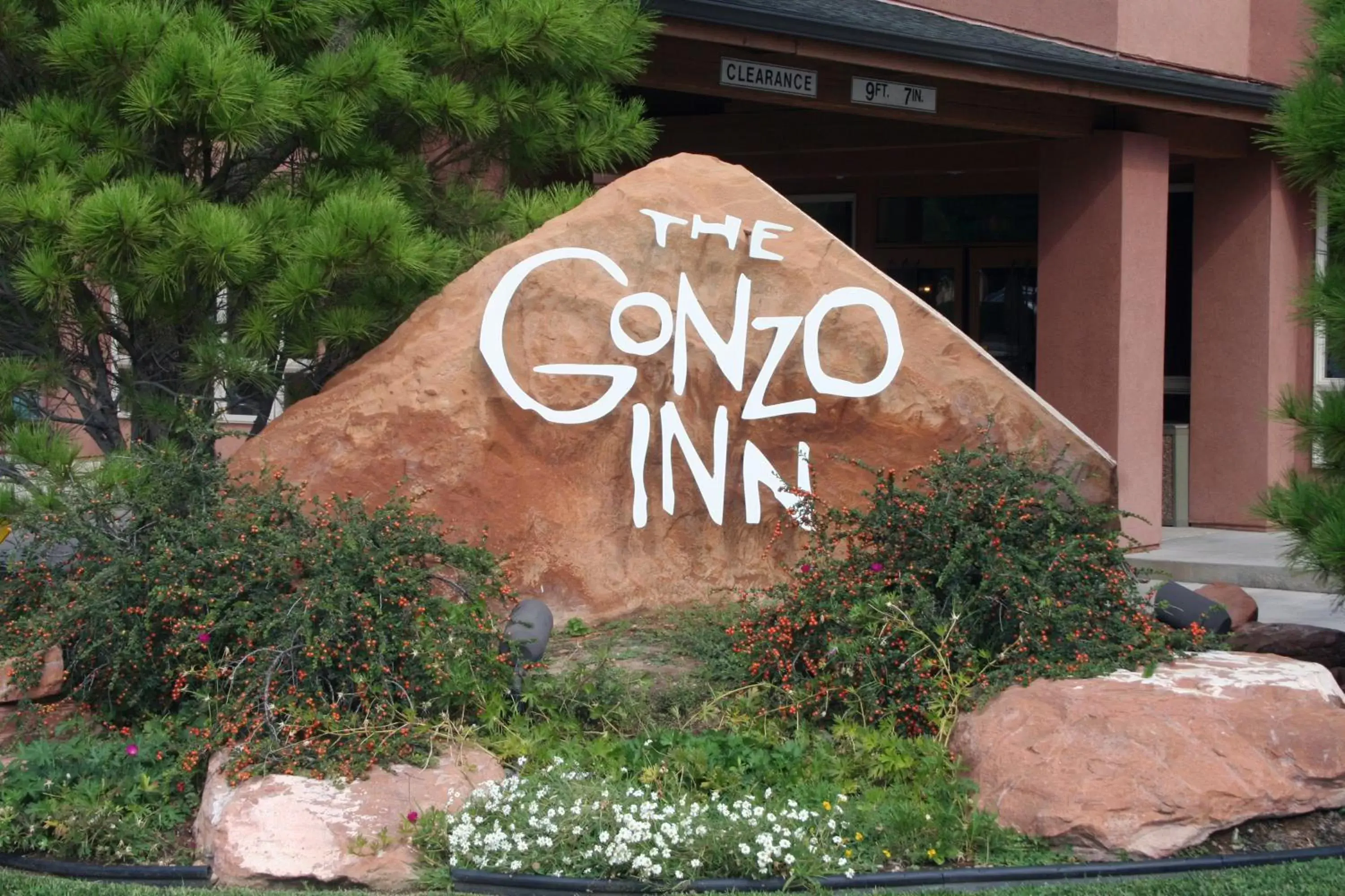 Facade/entrance in The Gonzo Inn Facade/entrance in The Gonzo Inn
