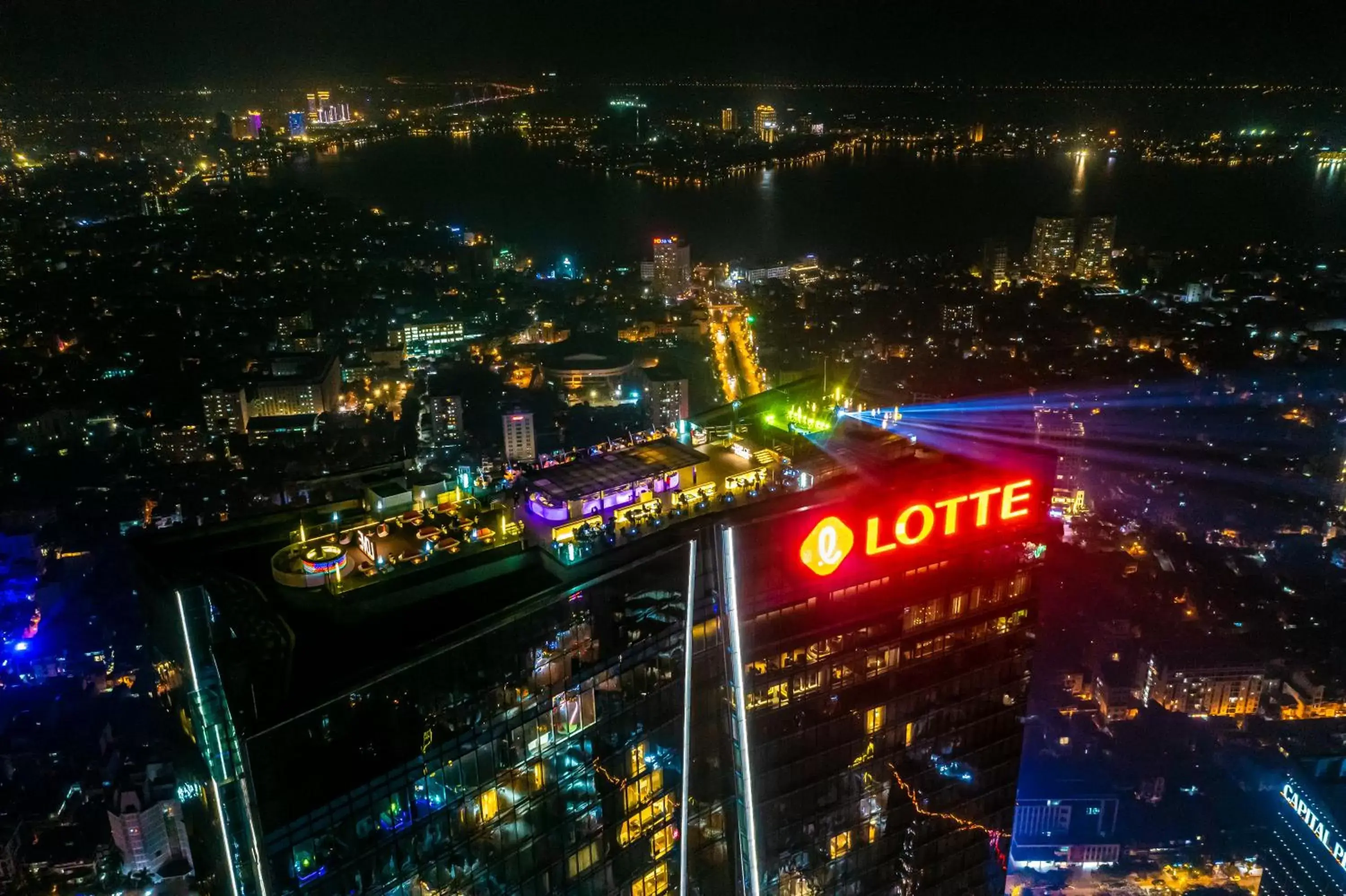 Property building, Bird's-eye View in Lotte Hotel Hanoi