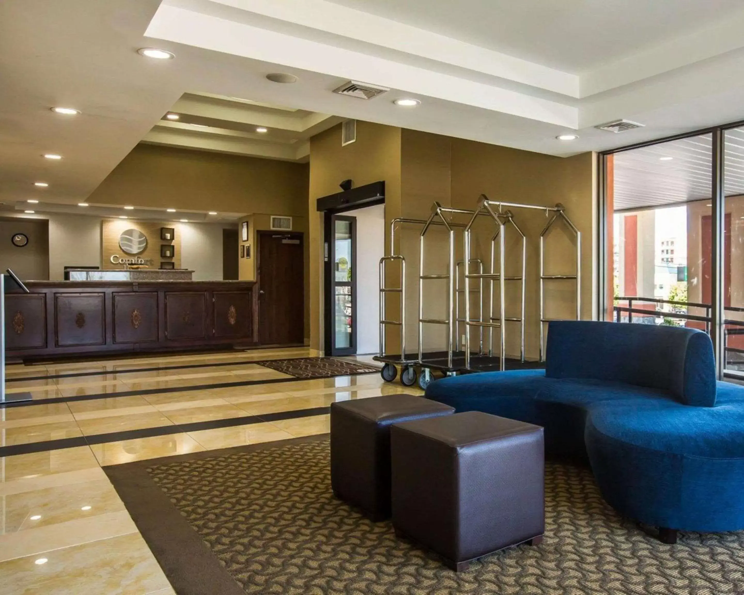 Lobby or reception, Lobby/Reception in Comfort Inn Airport Manchester