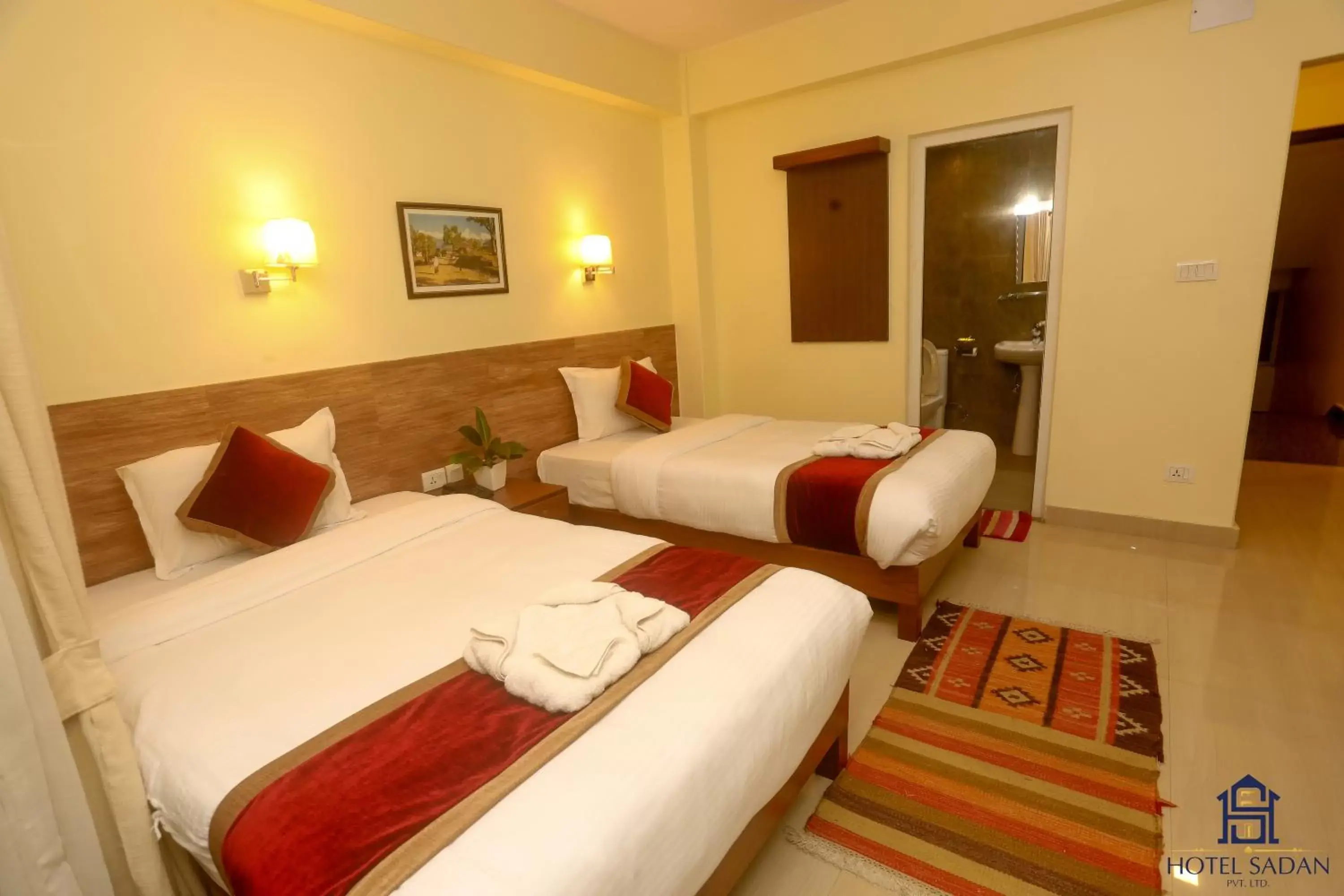 Deluxe Twin Room in Hotel Sadan Deluxe Twin Room in Hotel Sadan