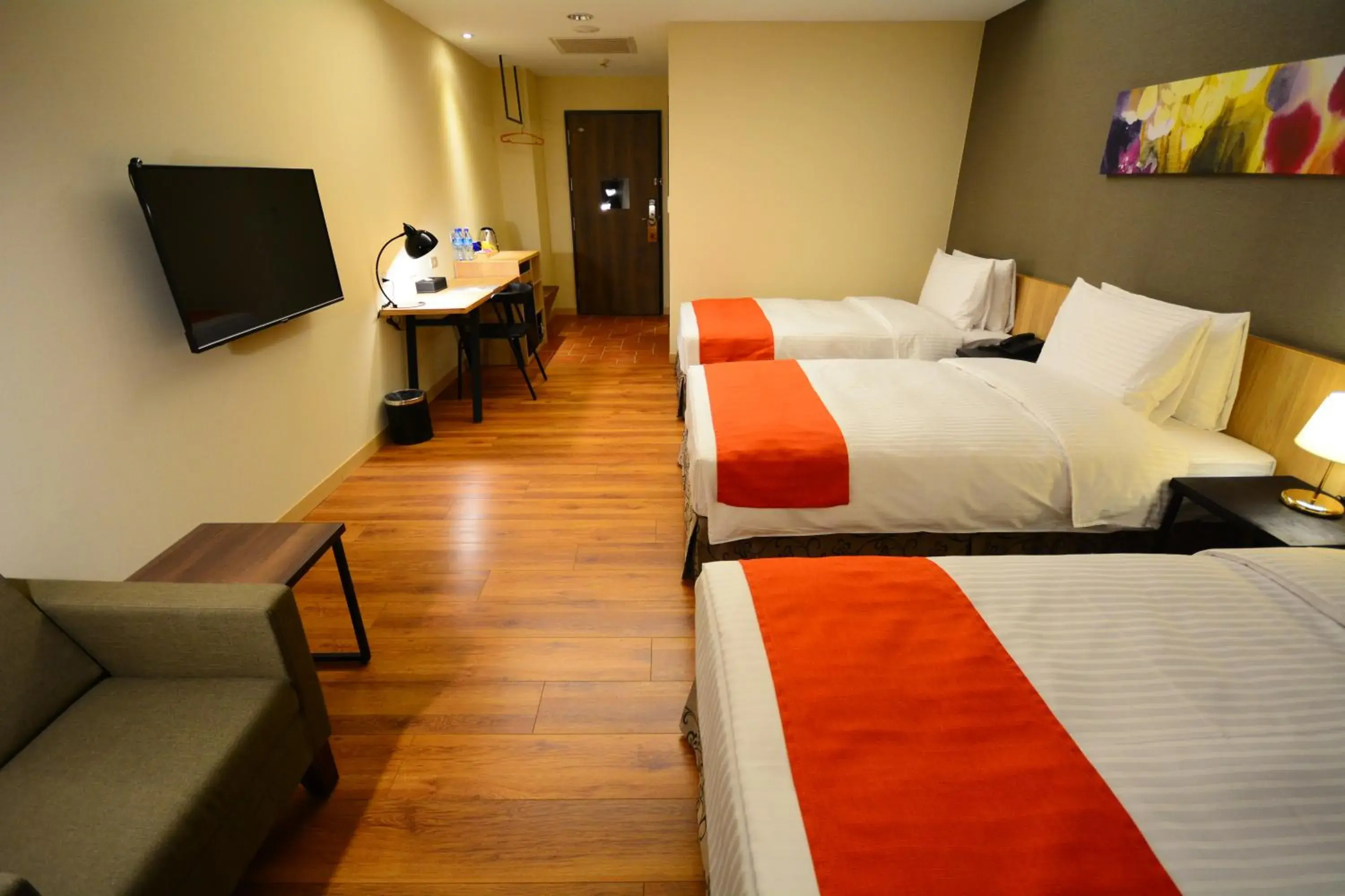 City view, Bed in HOYA Resort Hotel Kaohsiung